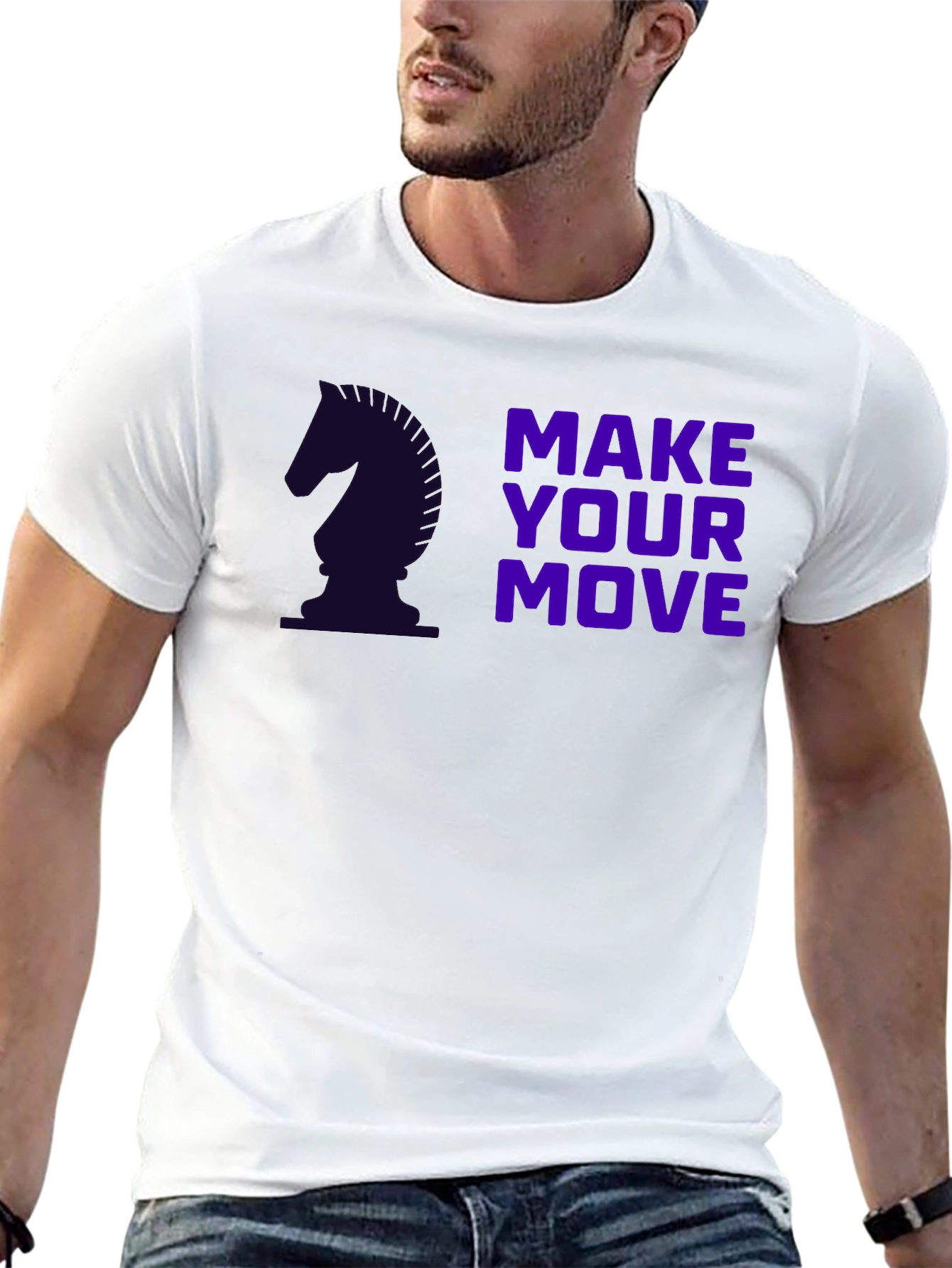Make Your Move Chess Knight Graphic Tee