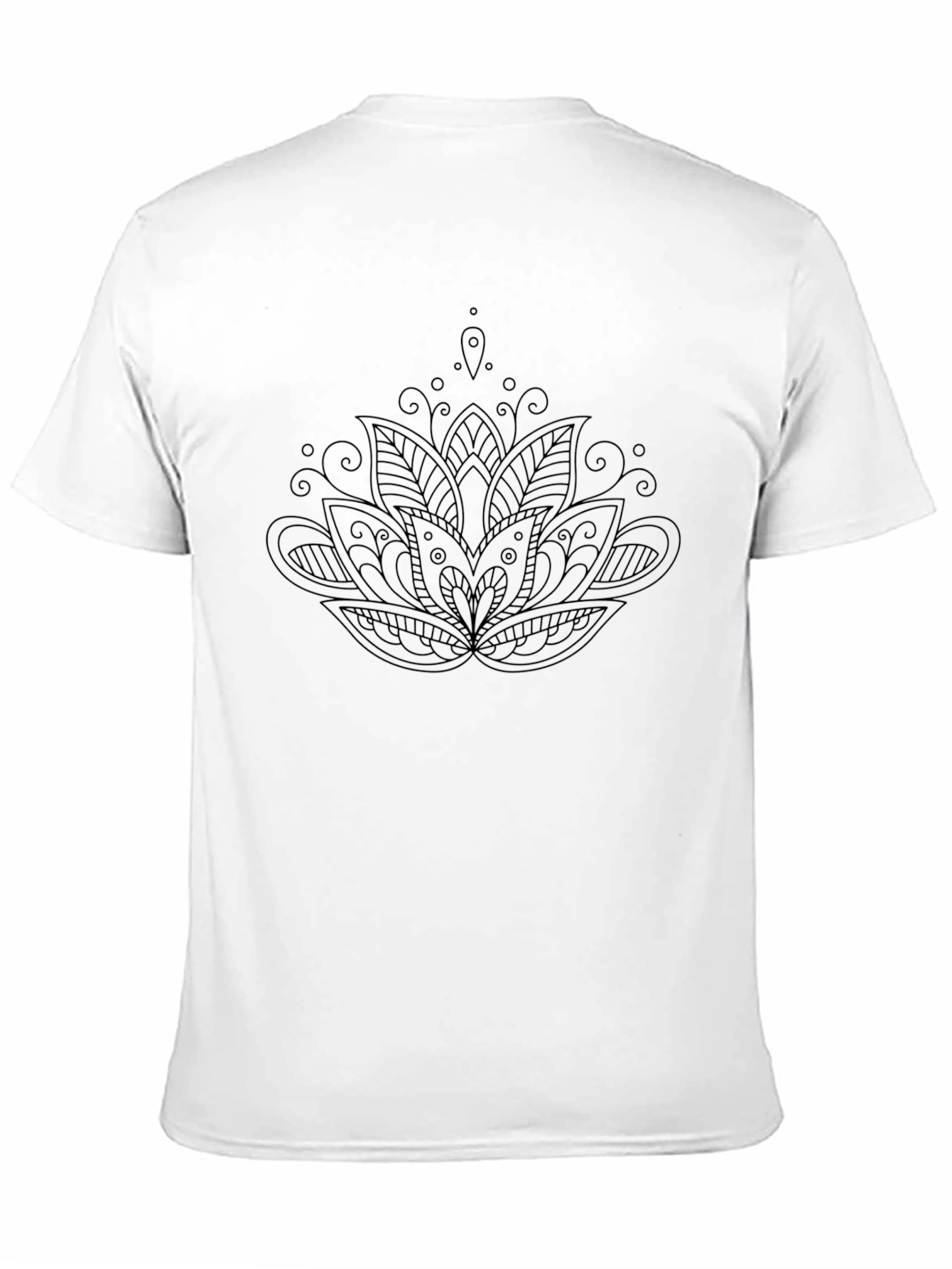 Black Lotus Tee - Modern Graphic Print