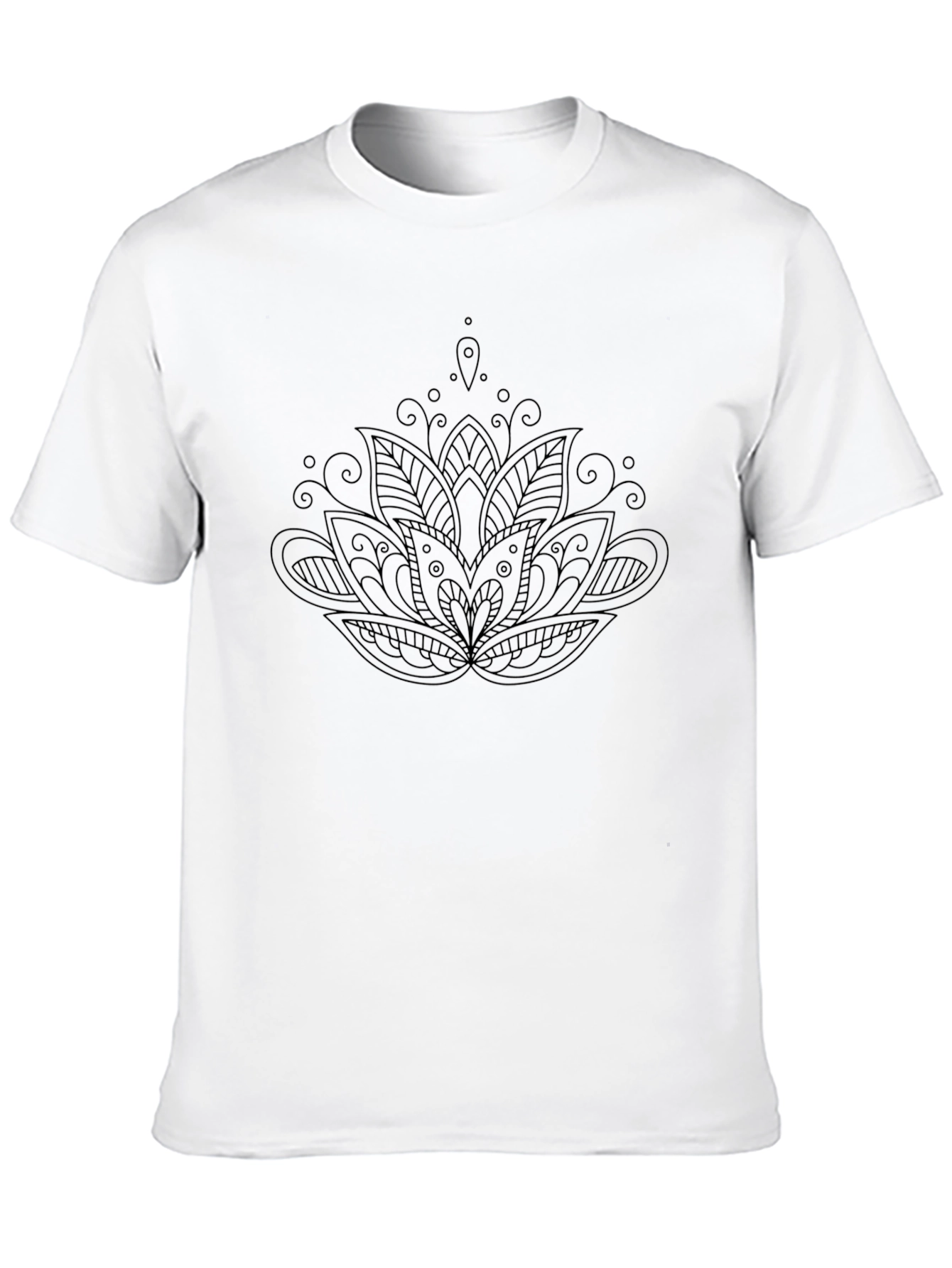 Black Lotus Tee - Modern Graphic Print