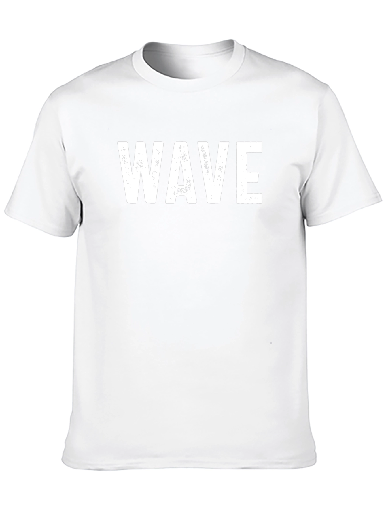 WAVE Graphic Print Black T-Shirt