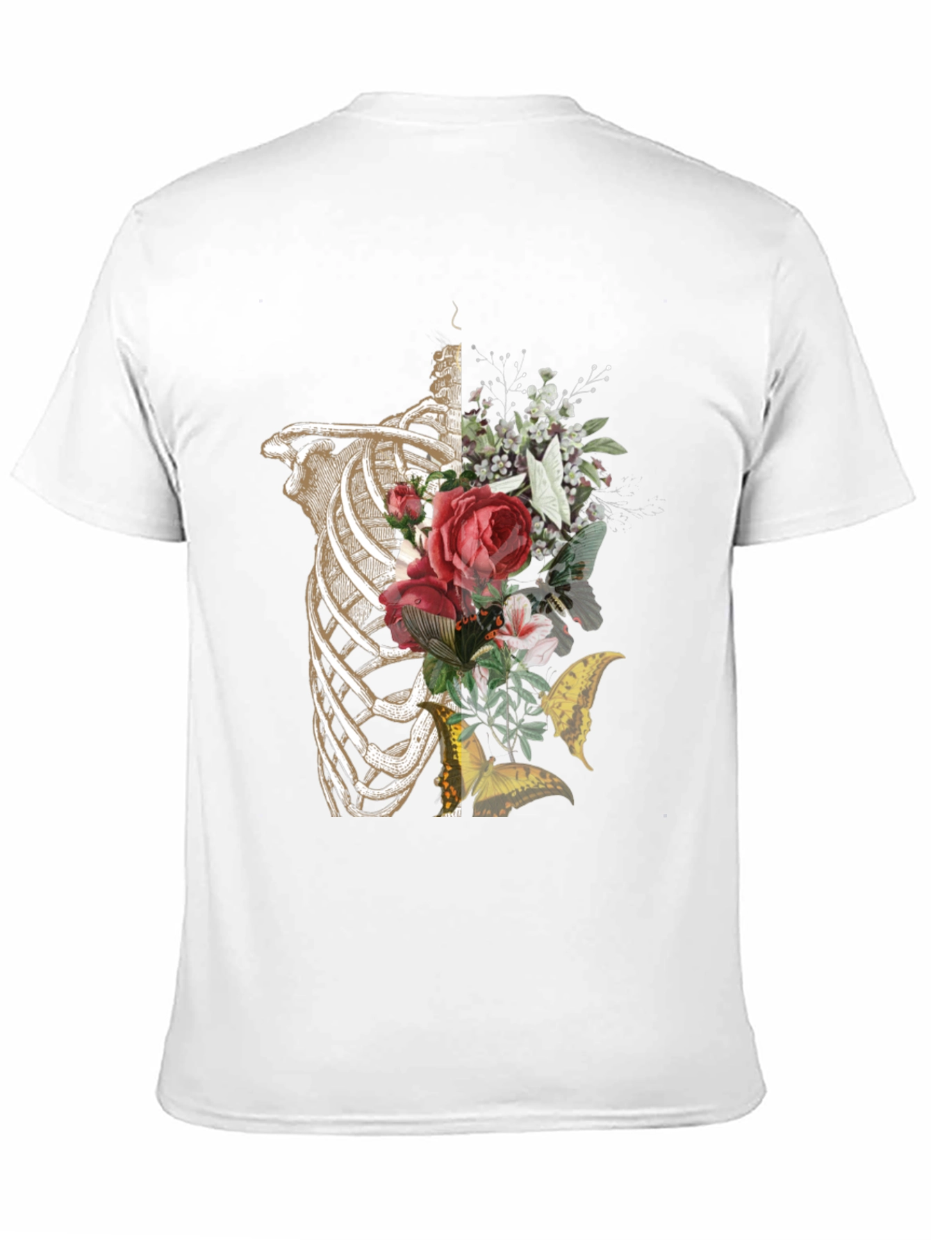 Floral Rib Cage Graphic Tee