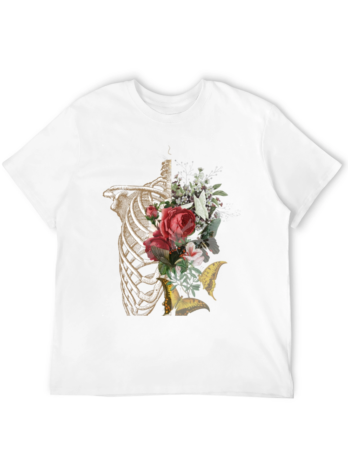 Floral Rib Cage Graphic Tee