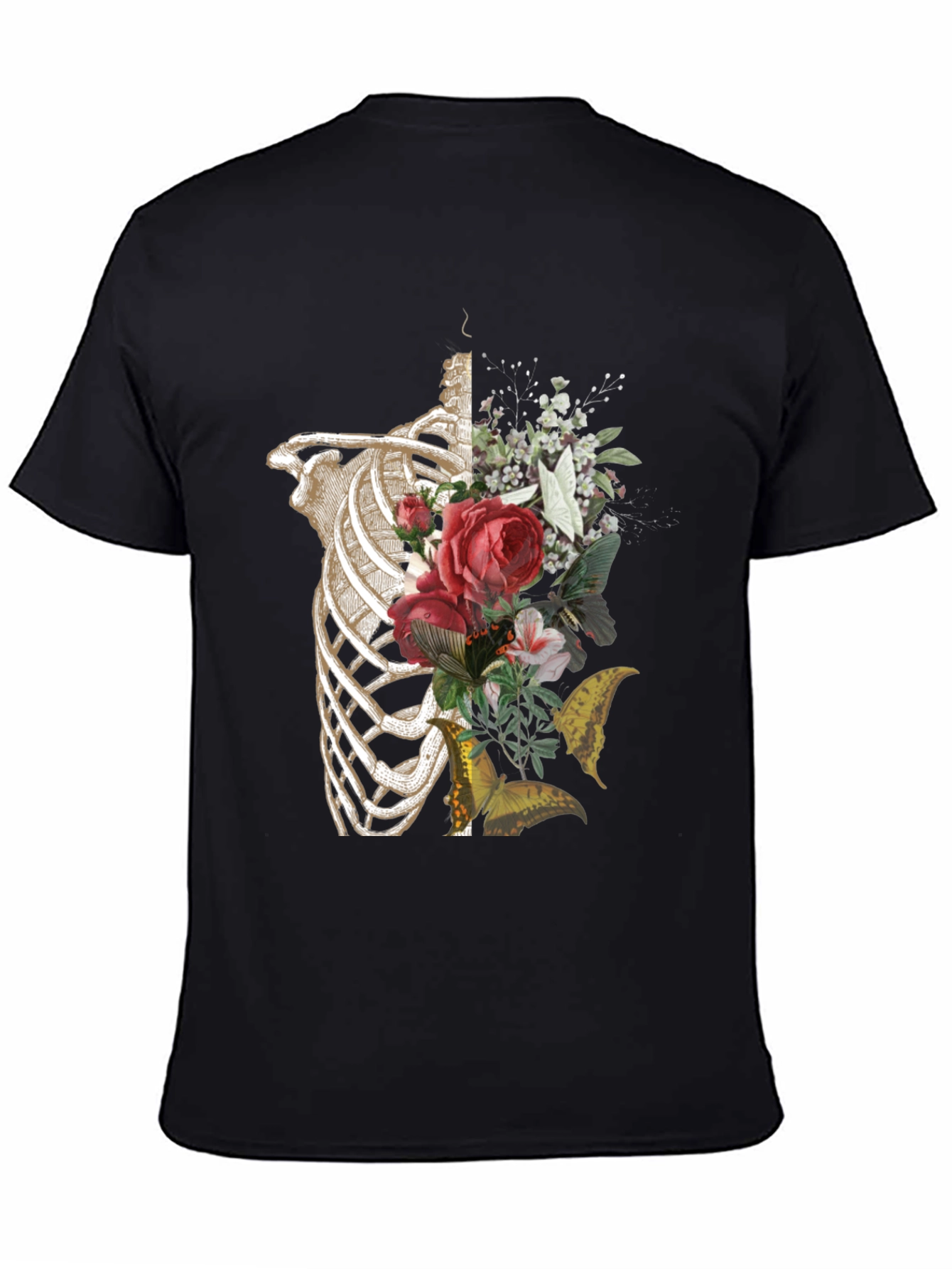 Floral Rib Cage Graphic Tee