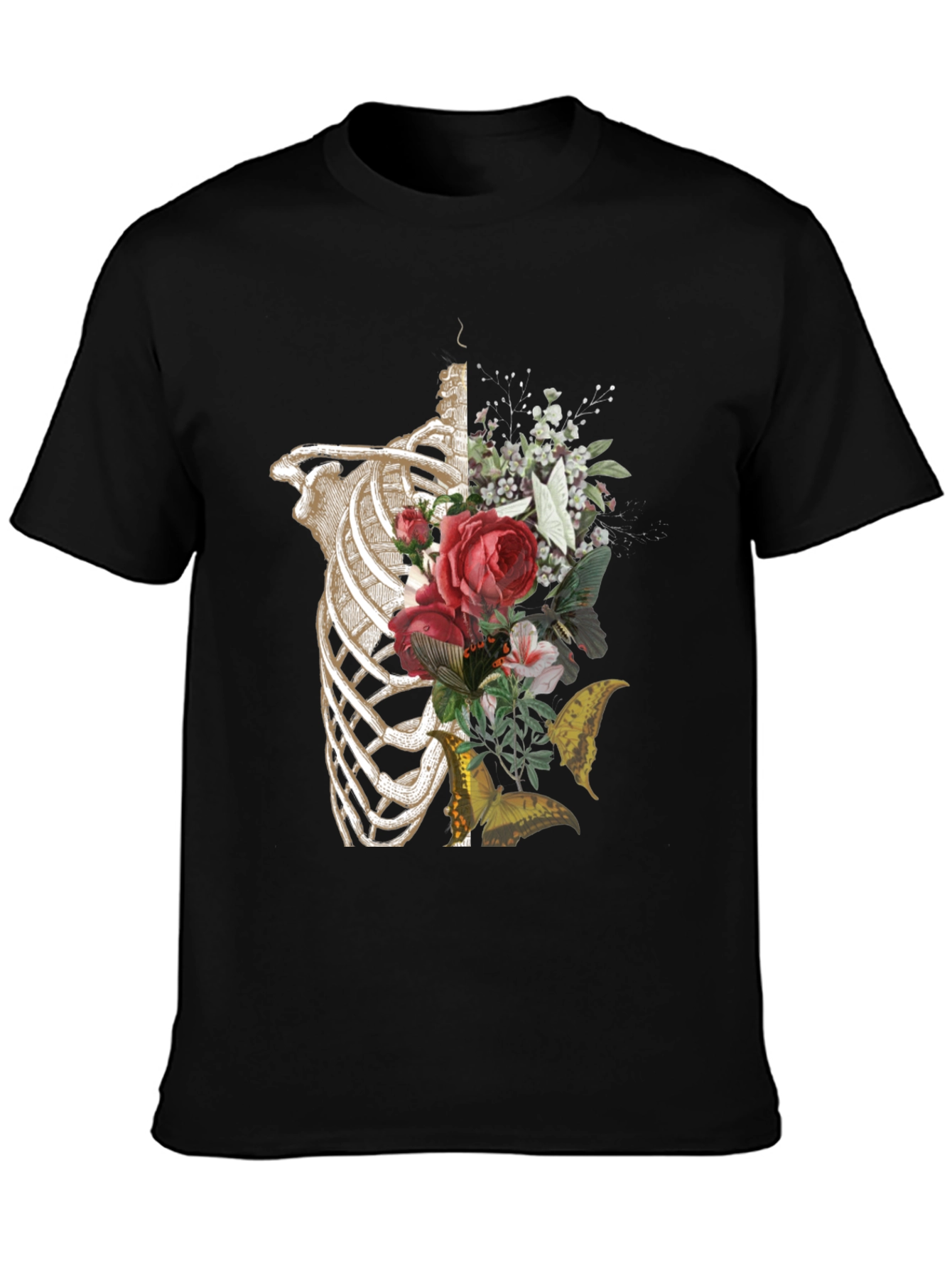 Floral Rib Cage Graphic Tee