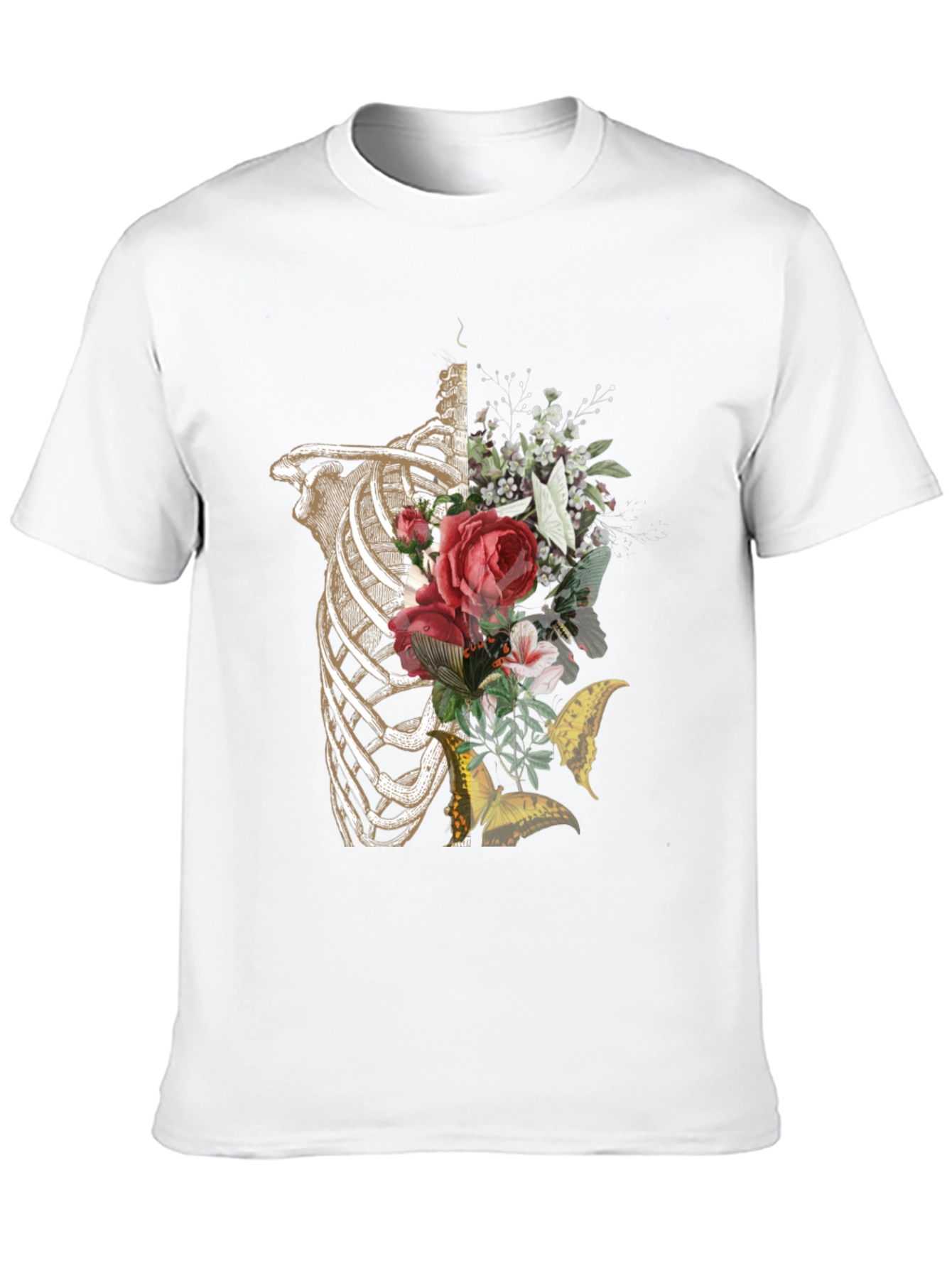 Floral Rib Cage Graphic Tee