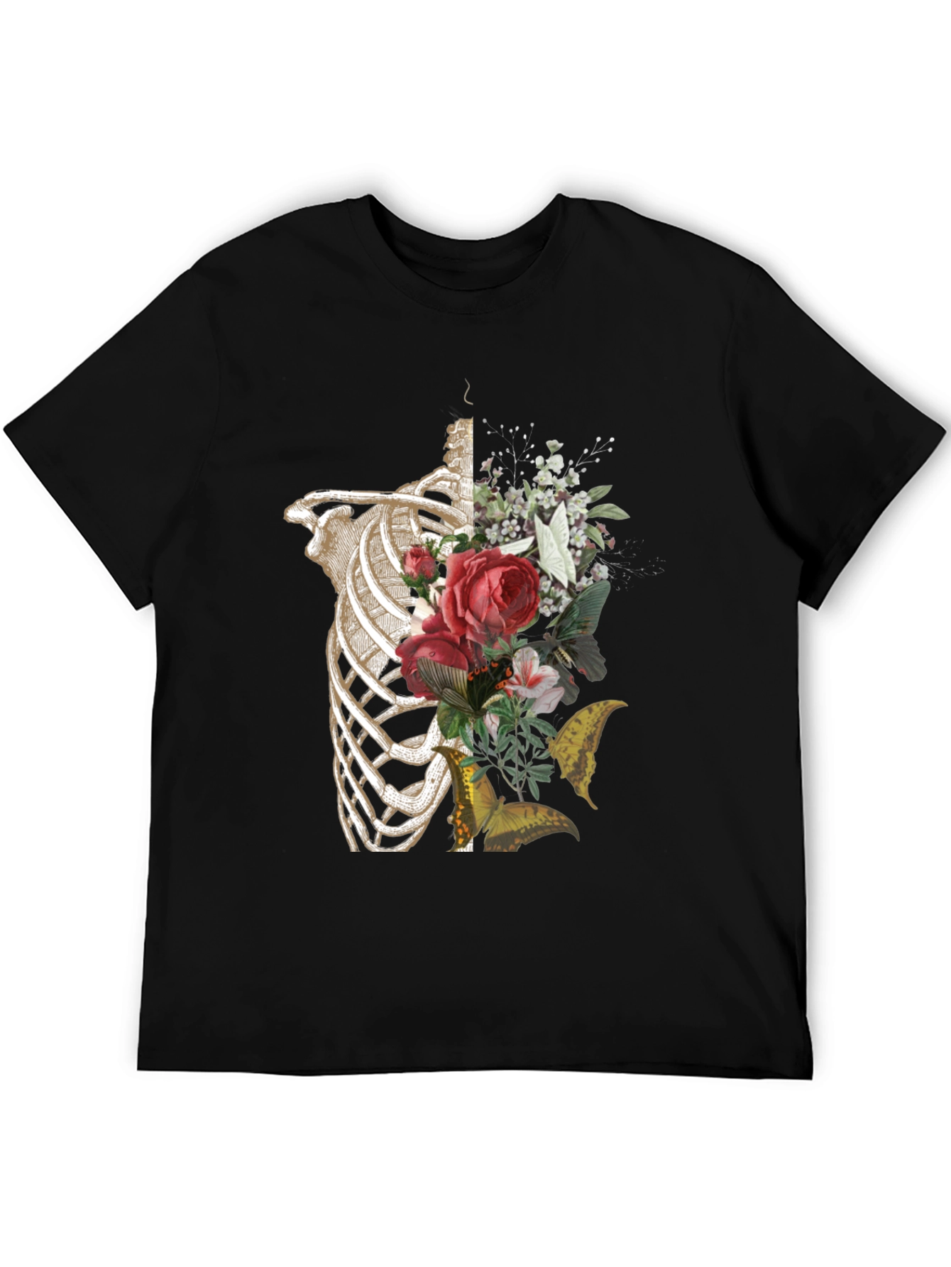 Floral Rib Cage Graphic Tee