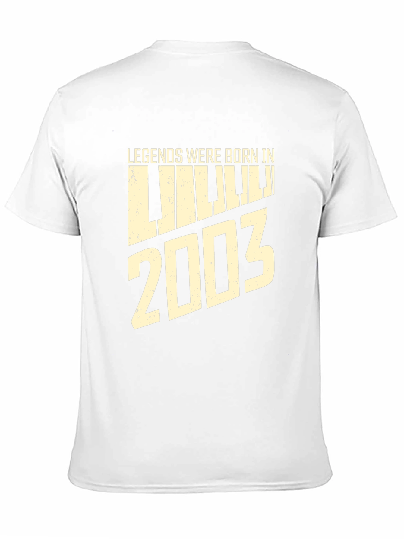Legends Born In 2003 Piano Black T-Shirt