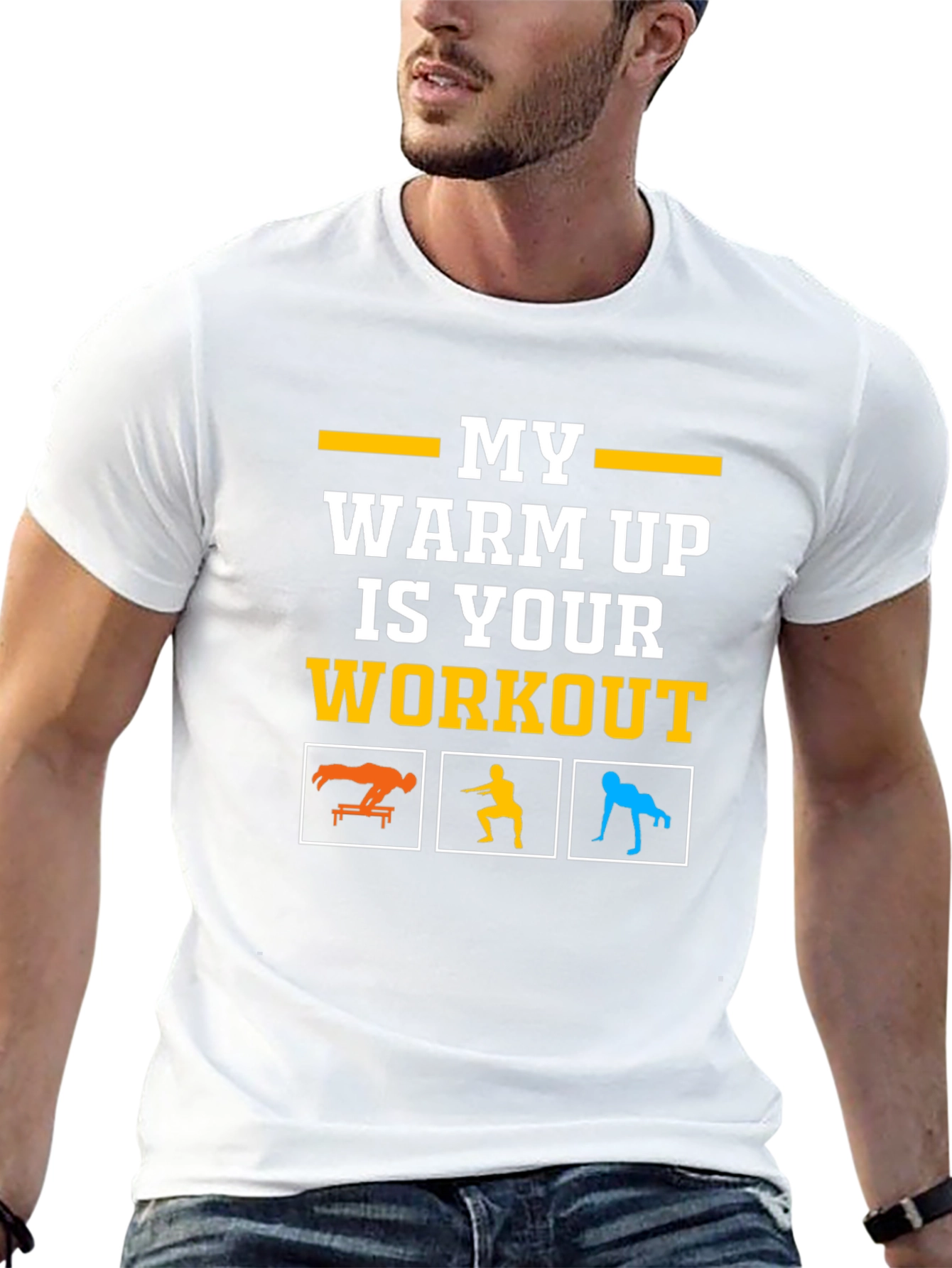 My Warm Up is Your Workout Black T-Shirt