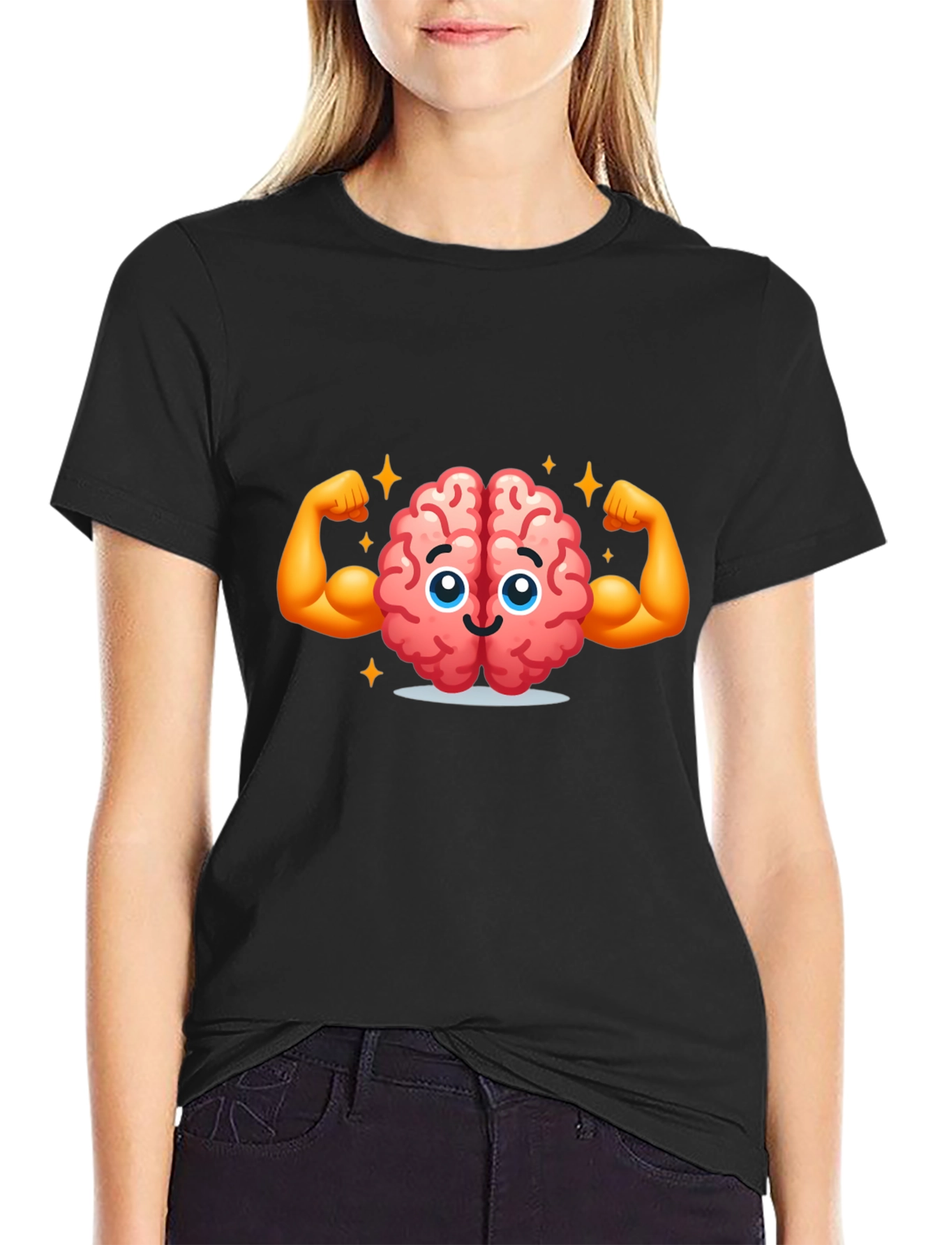 Brain Power T-Shirt - Smart & Strong Graphic Tee