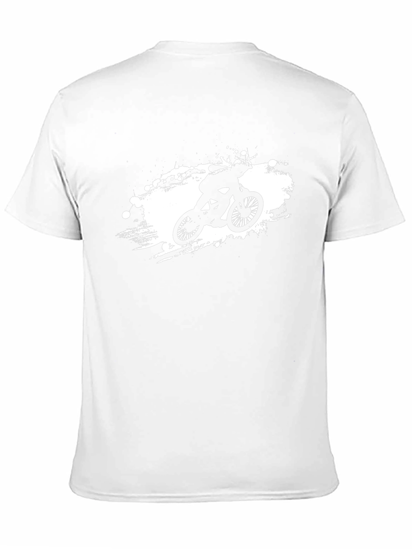 Cool Biker Graphic Tee - Black Cotton T-Shirt