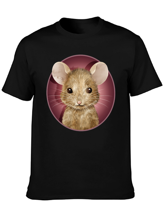 Mouse Graphic Tee - Cute Animal T-Shirt