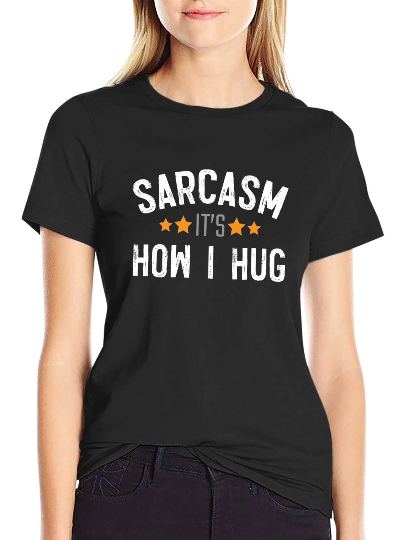 Sarcasm How I Hug T-Shirt - Funny Graphic Tee