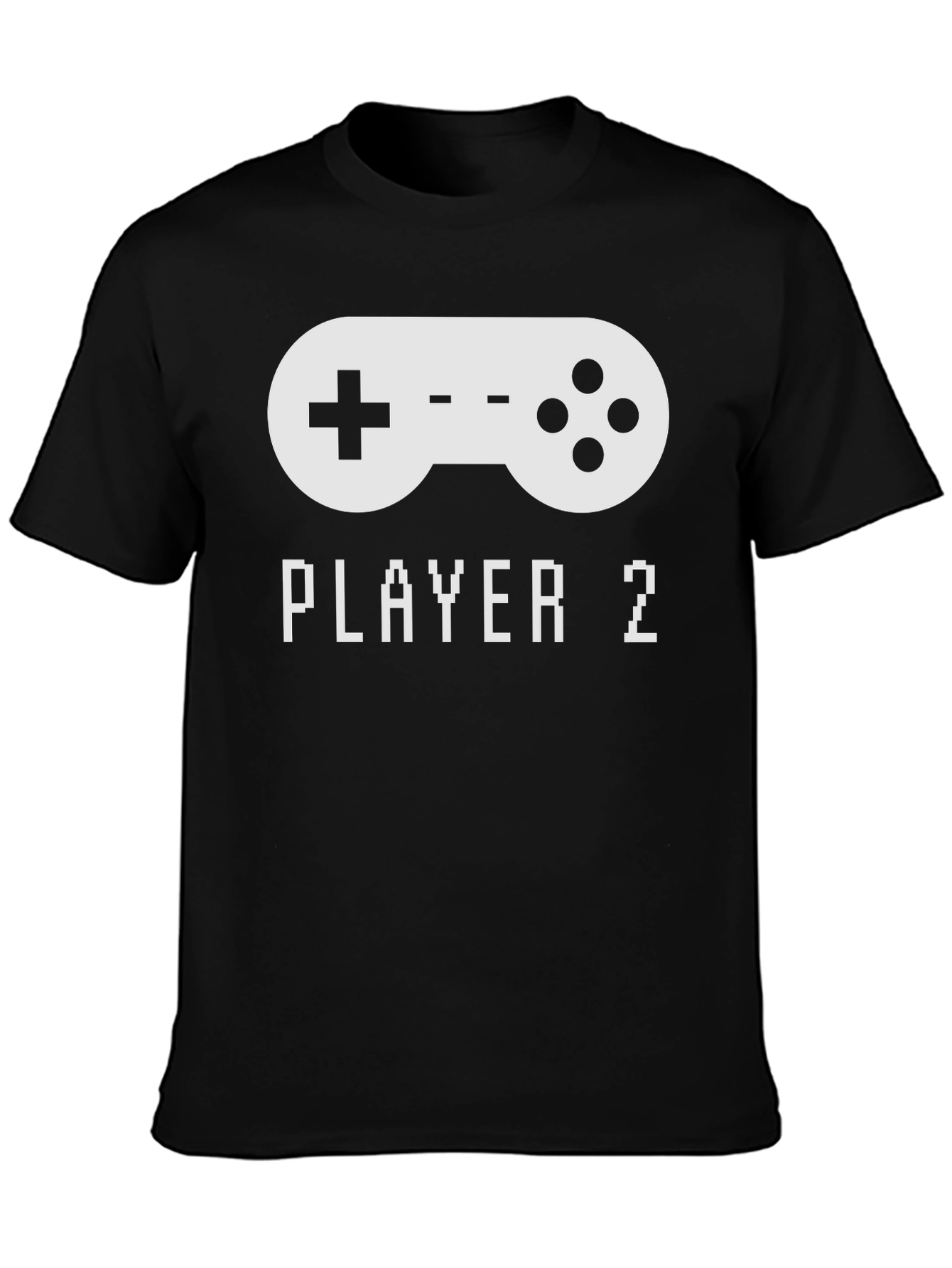 Player 2 Black Gaming T-Shirt