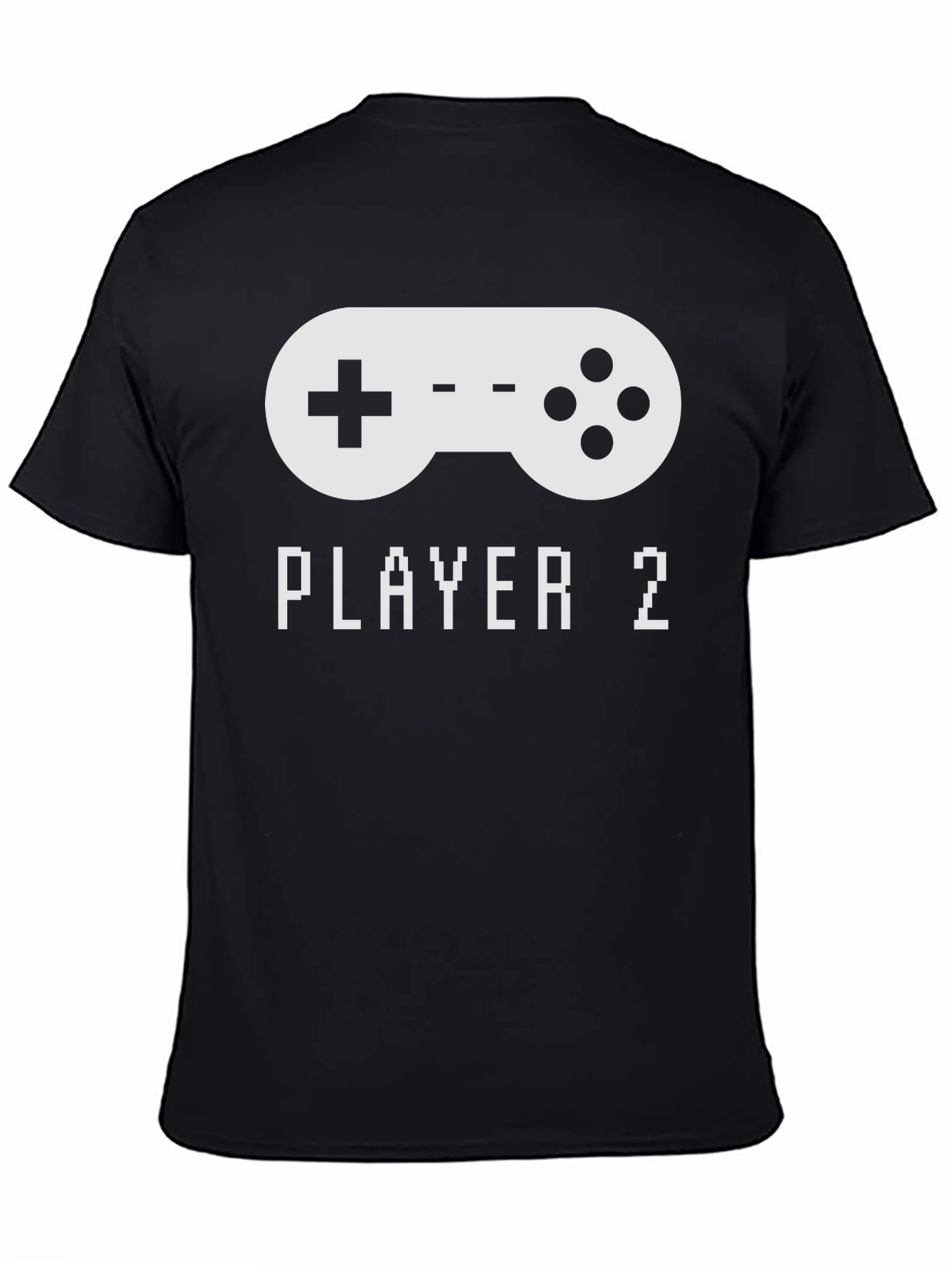 Player 2 Black Gaming T-Shirt