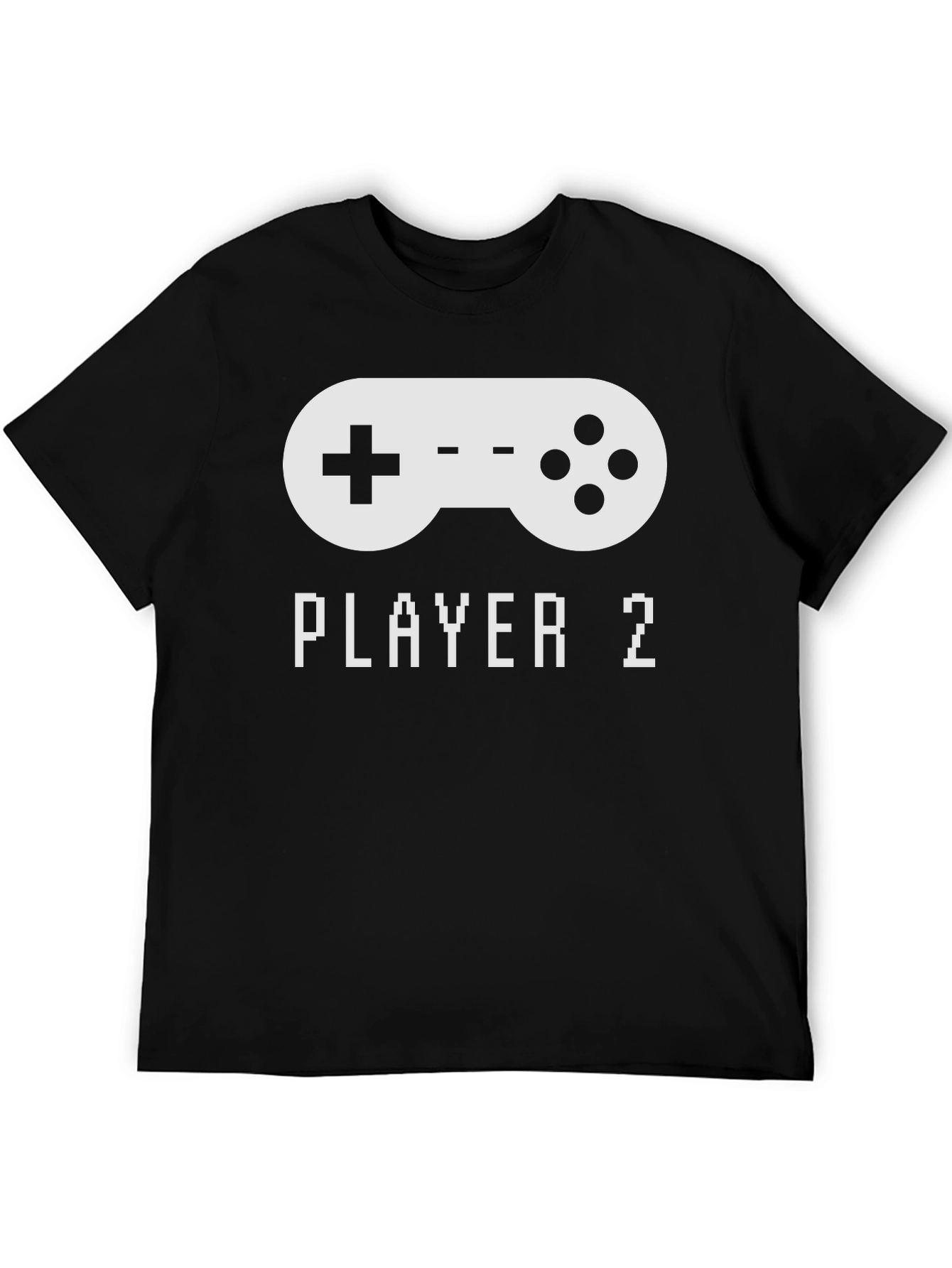 Player 2 Black Gaming T-Shirt