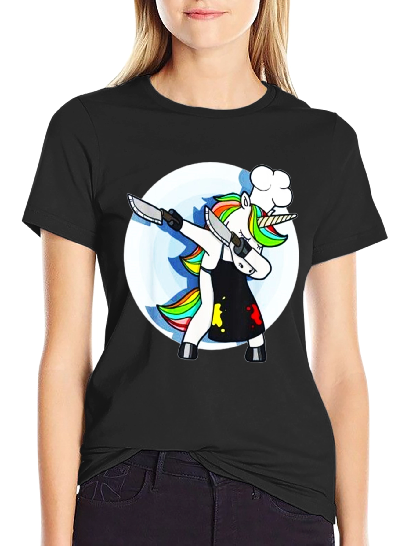 Chef Unicorn Dab T-Shirt