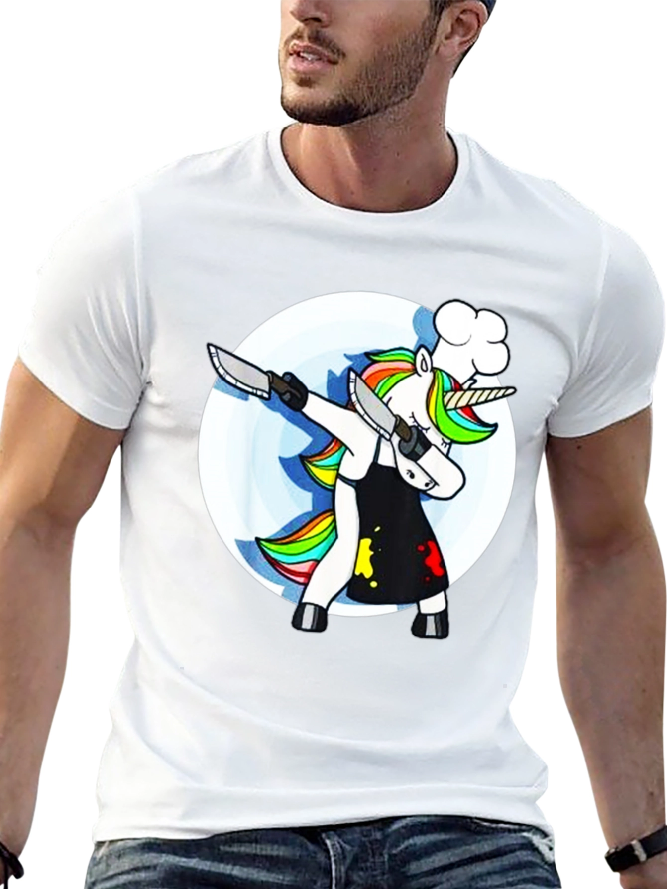 Chef Unicorn Dab T-Shirt