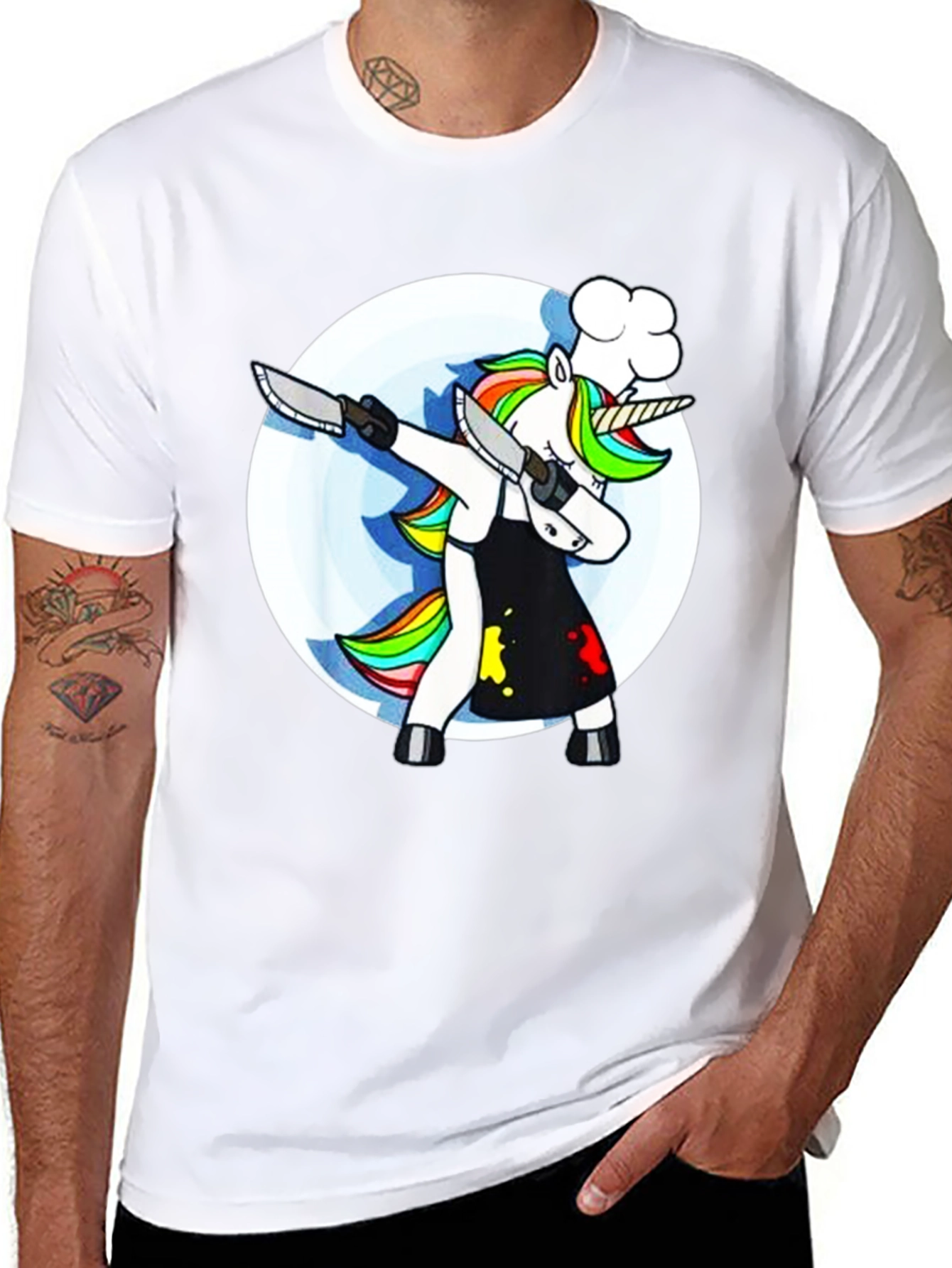 Chef Unicorn Dab T-Shirt