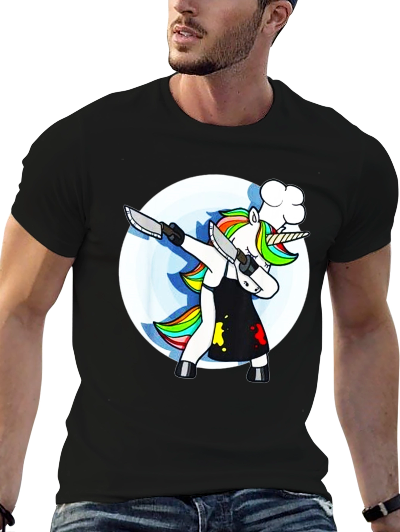 Chef Unicorn Dab T-Shirt