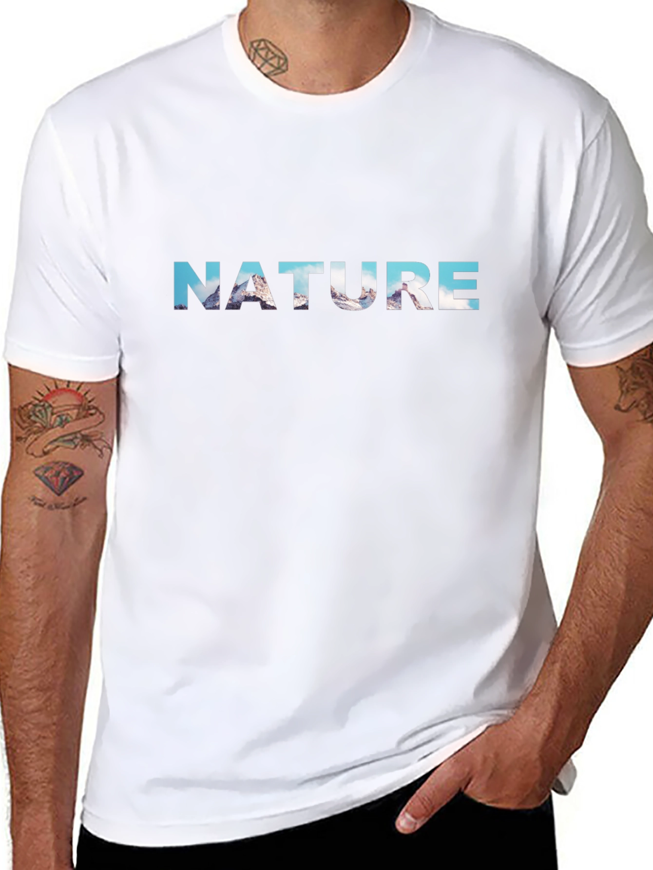 Nature Graphic Print T-Shirt
