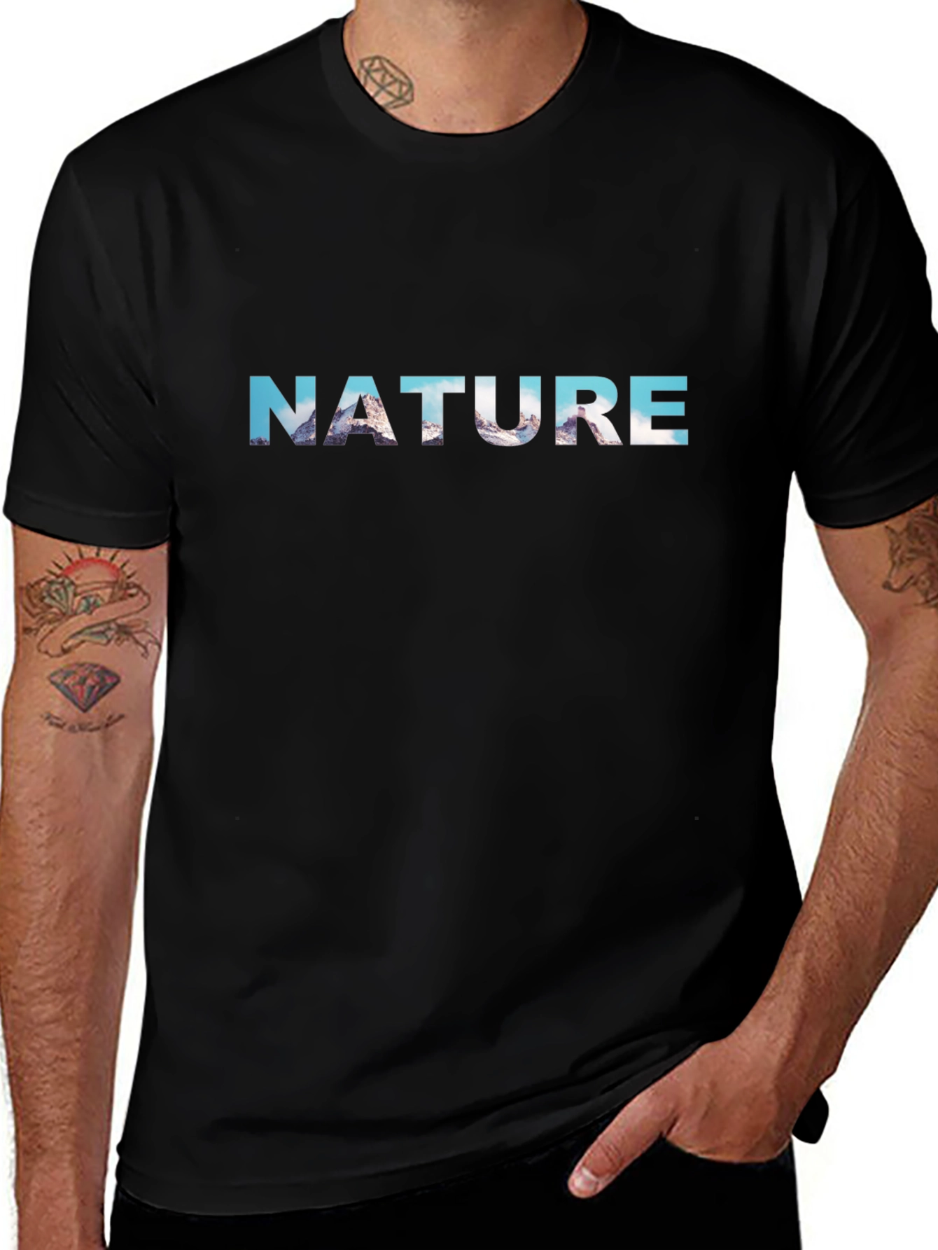 Nature Graphic Print T-Shirt