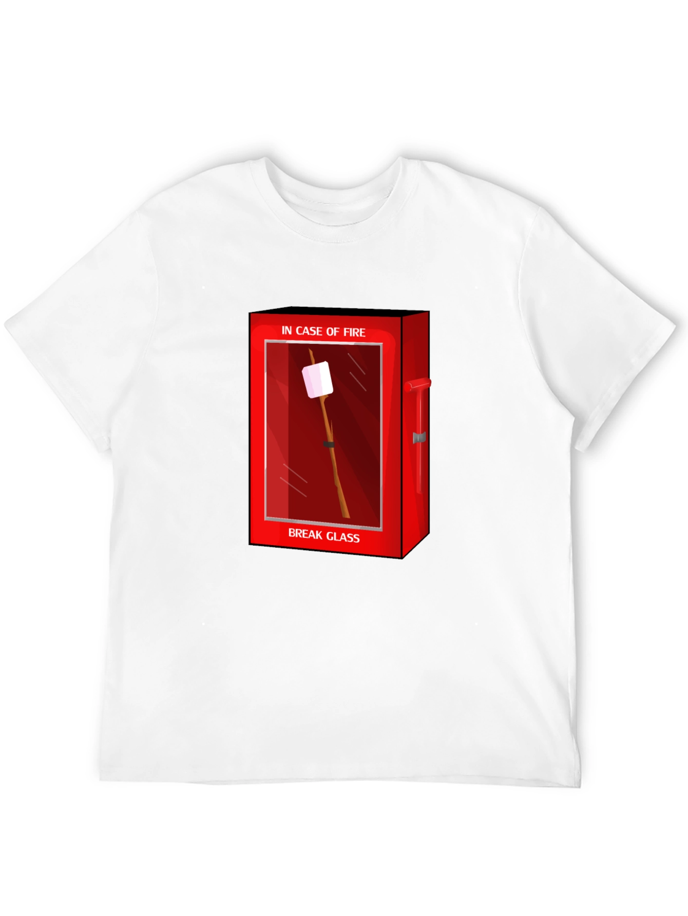 Marshmallow In Case of Fire Funny T-Shirt