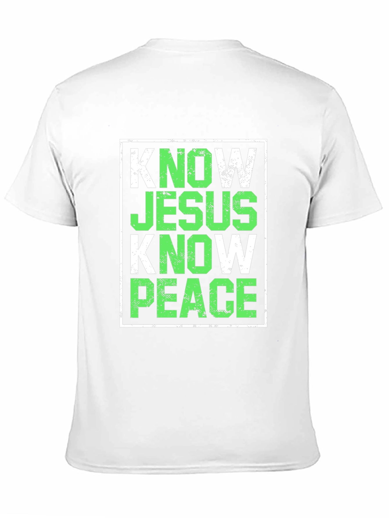 Know Jesus Know Peace T-Shirt Christian Faith Tee