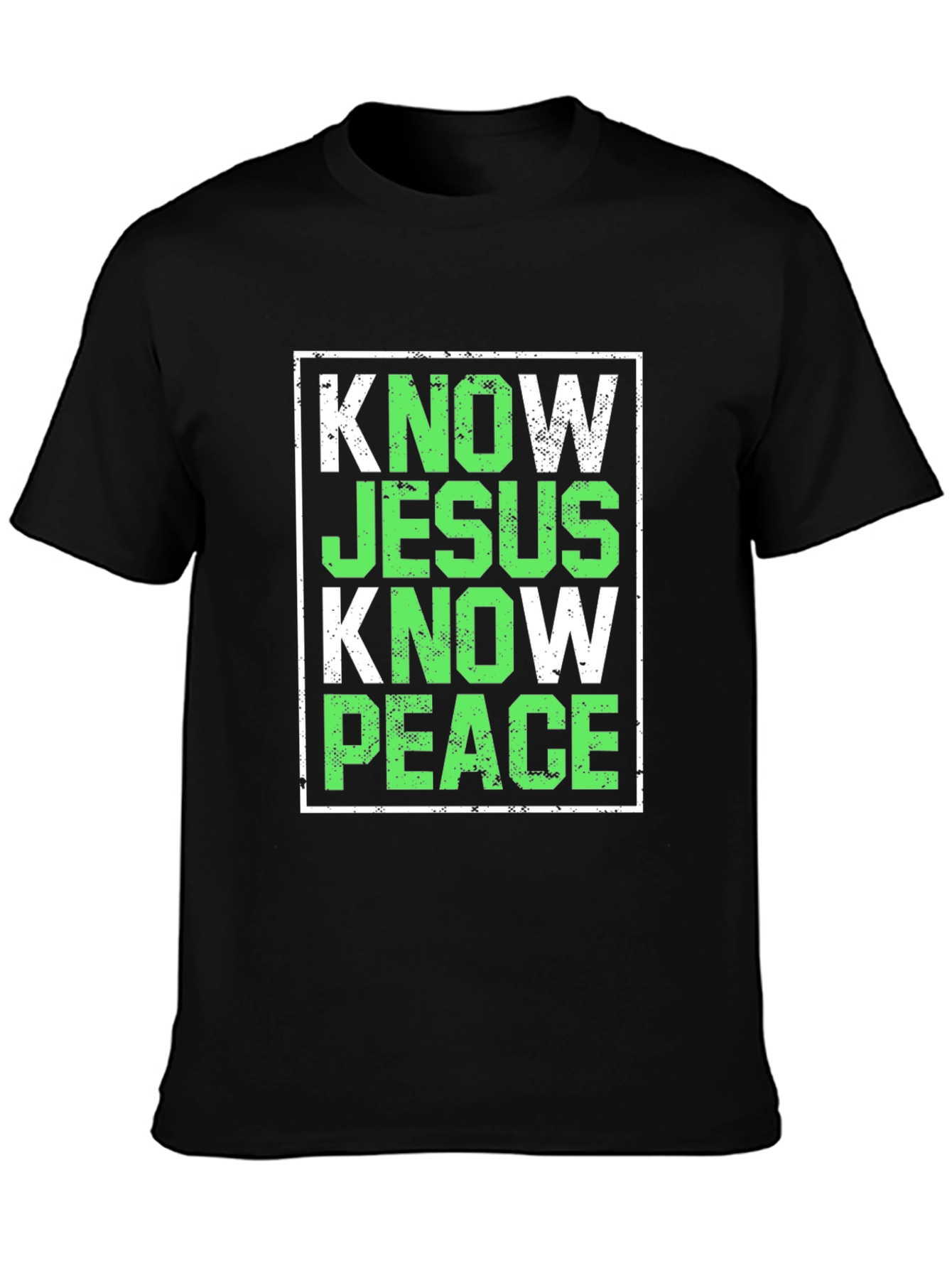 Know Jesus Know Peace T-Shirt Christian Faith Tee