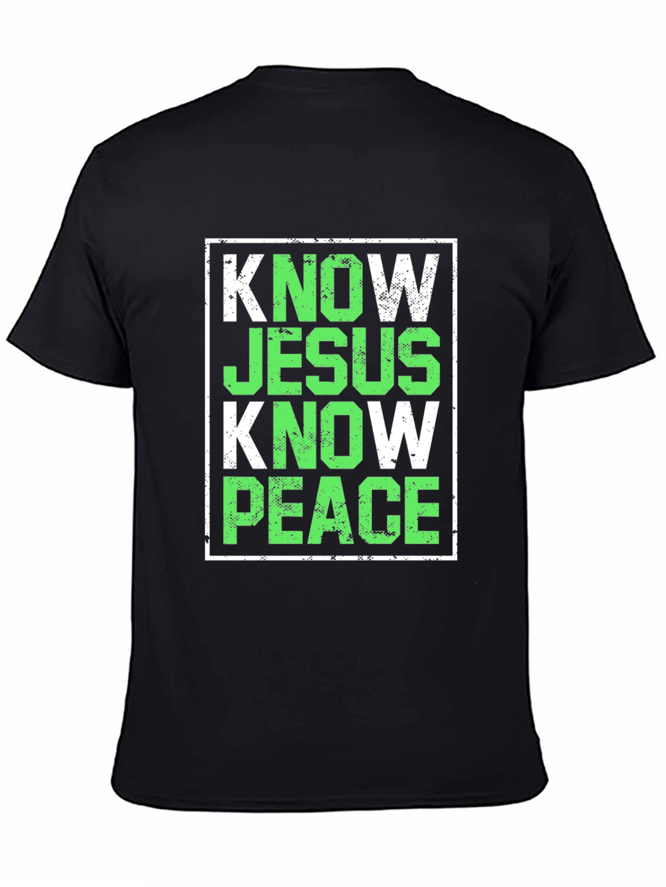 Know Jesus Know Peace T-Shirt Christian Faith Tee