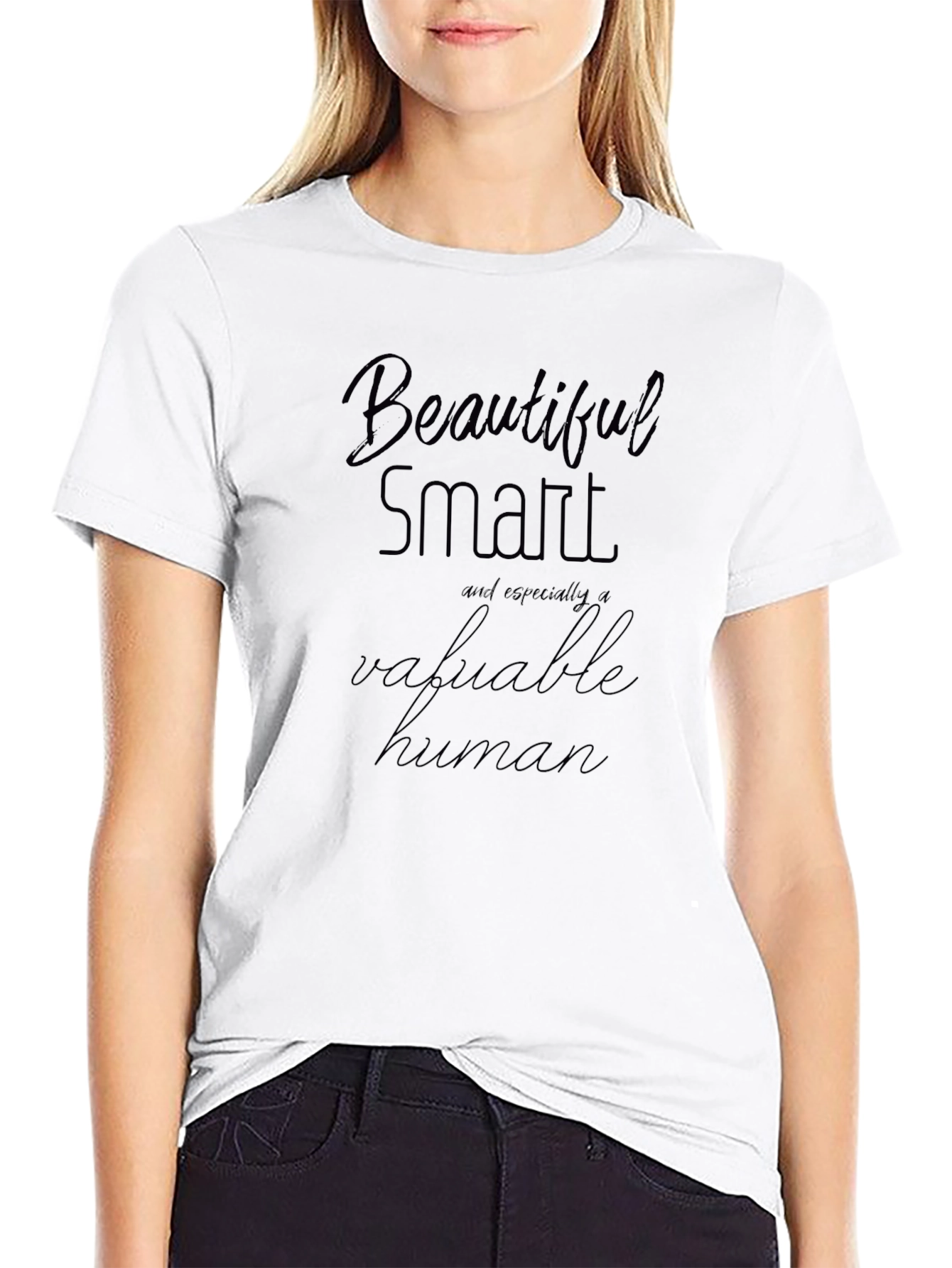 Beautiful Smart Valuable Human Graphic Tee