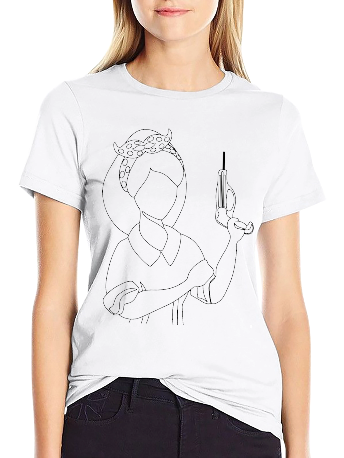 Rosie Riveter Graphic Tee - Empowering T-Shirt