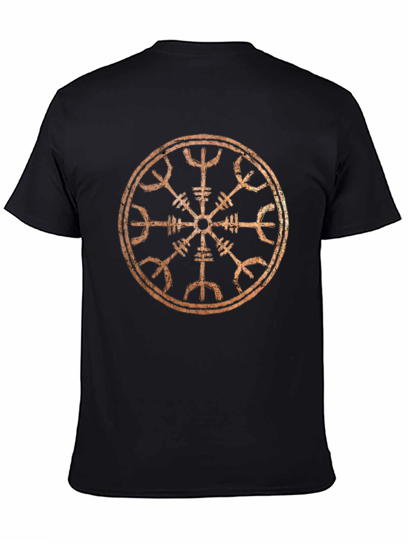Vegvisir Viking Compass Black T-Shirt