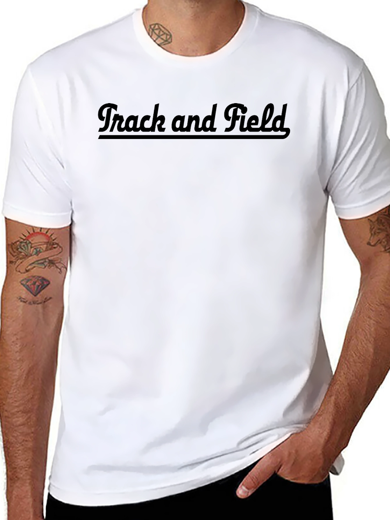 Track and Field Graphic T-Shirt