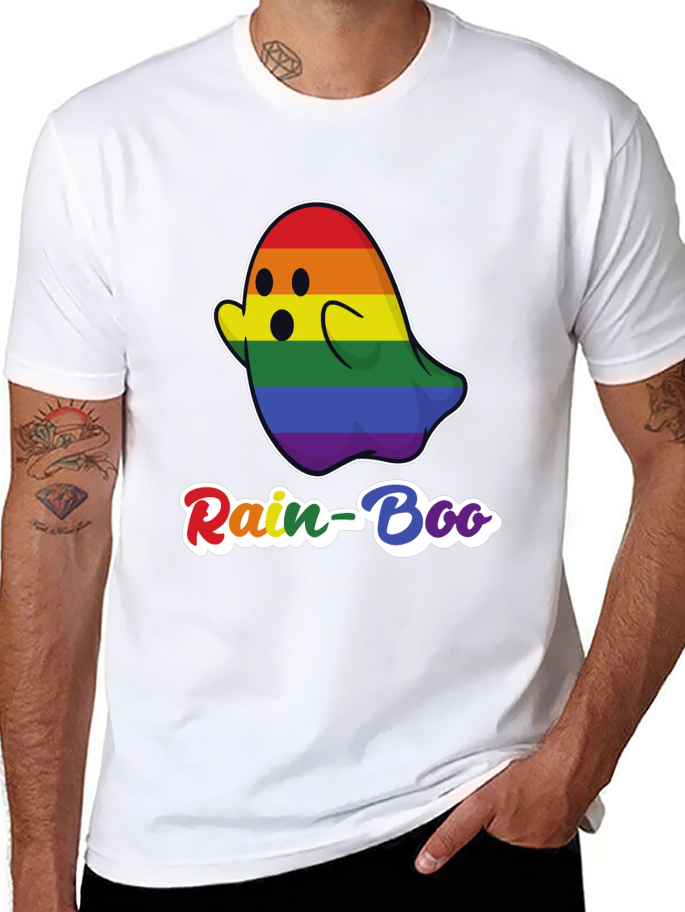 Rain-Boo Pride Ghost T-Shirt