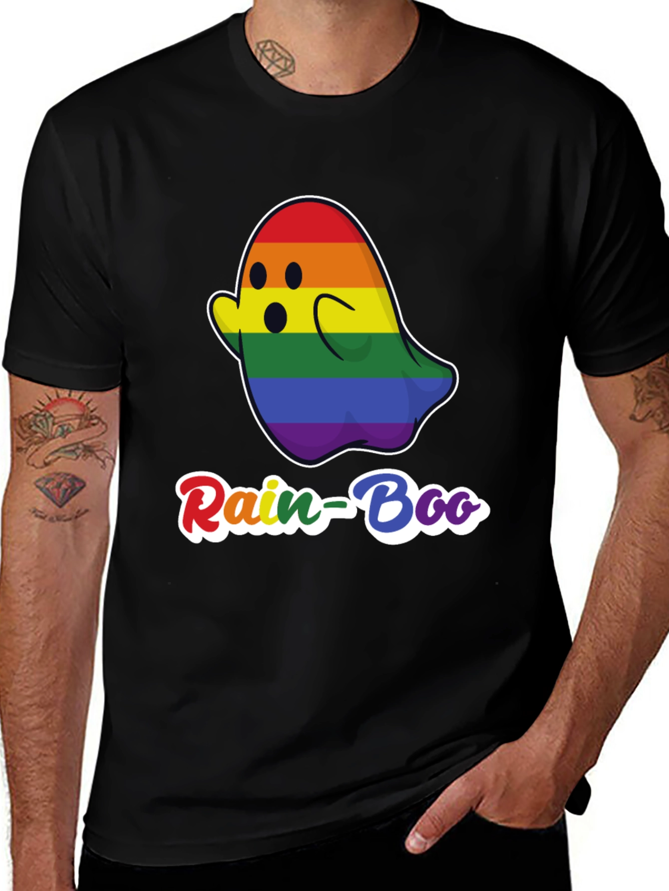Rain-Boo Pride Ghost T-Shirt