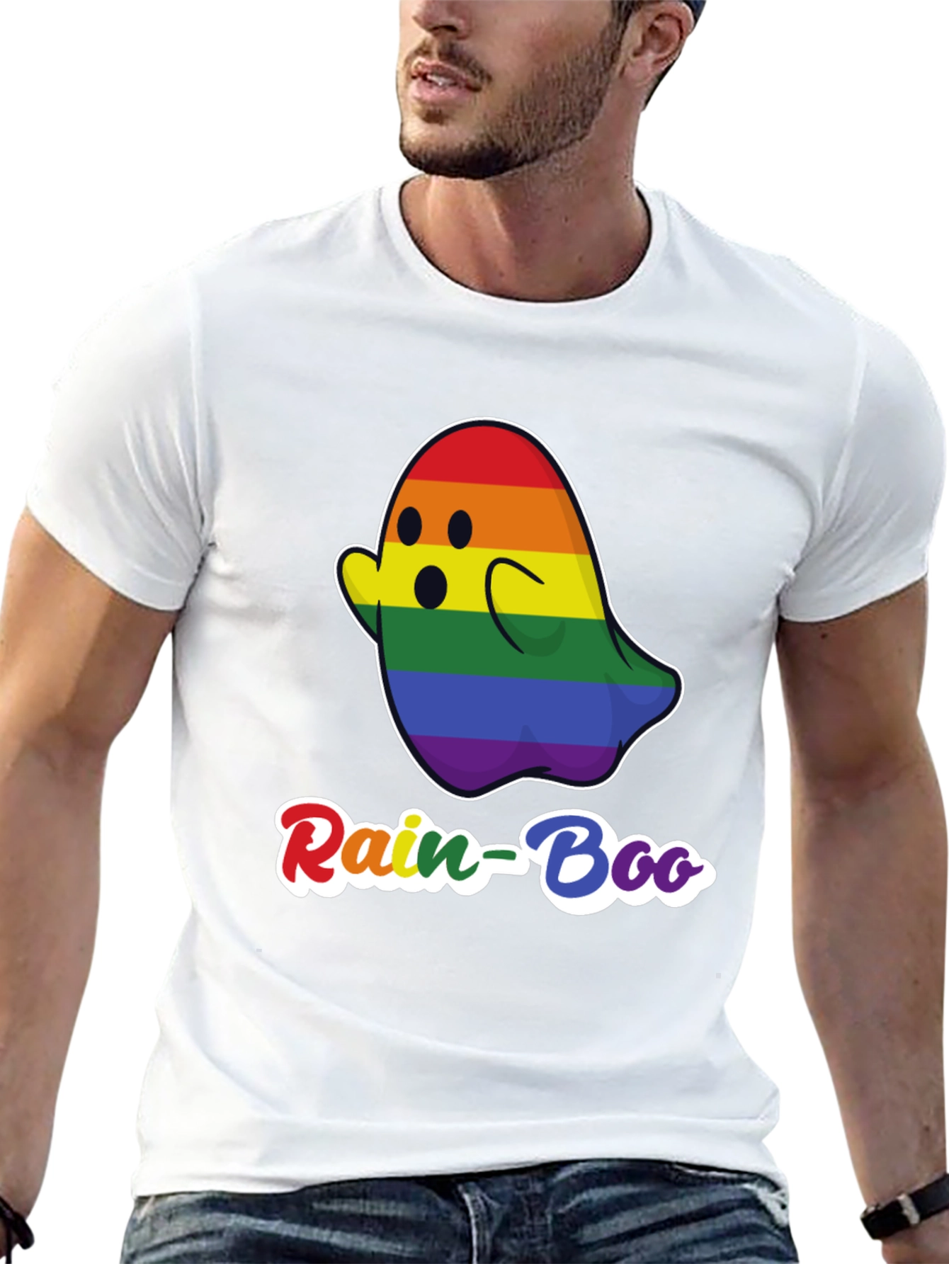 Rain-Boo Pride Ghost T-Shirt