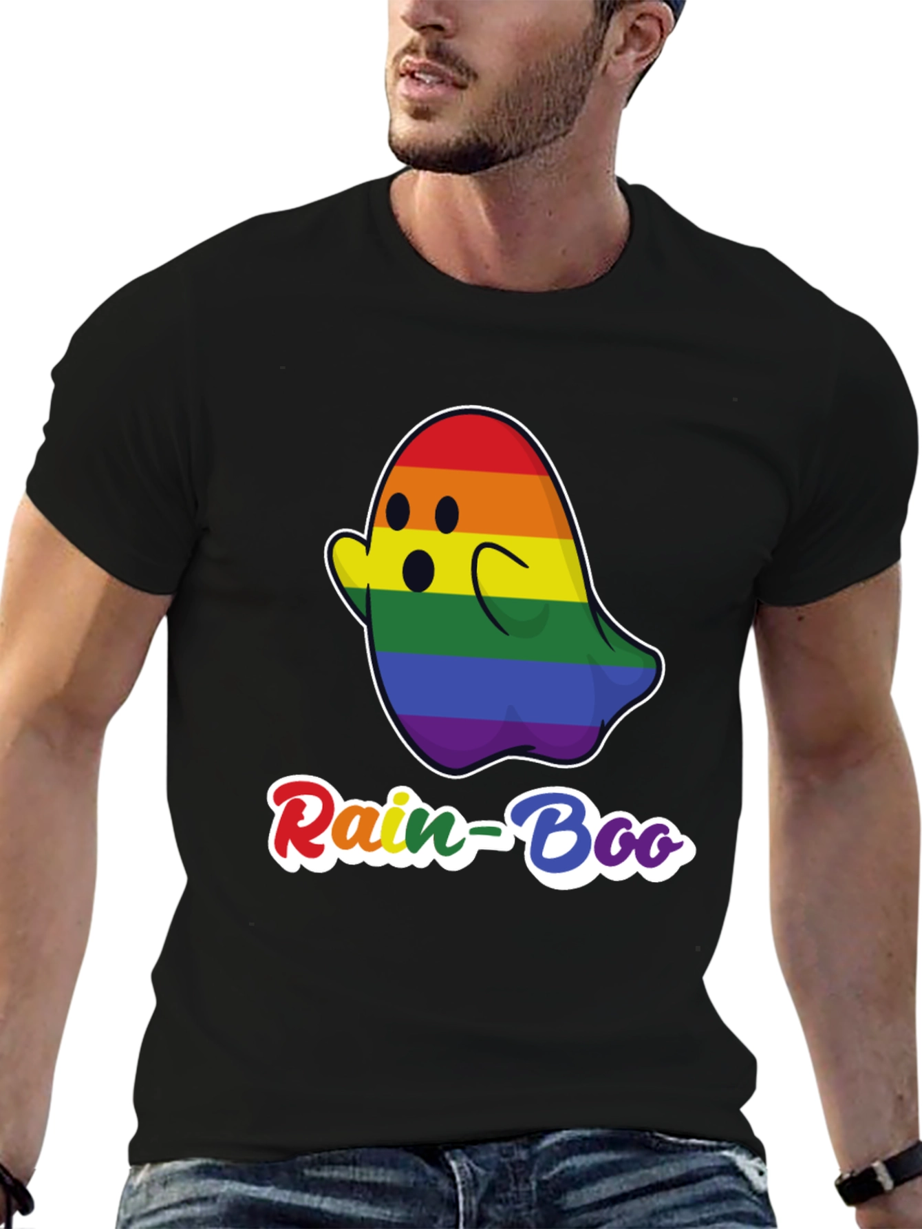 Rain-Boo Pride Ghost T-Shirt