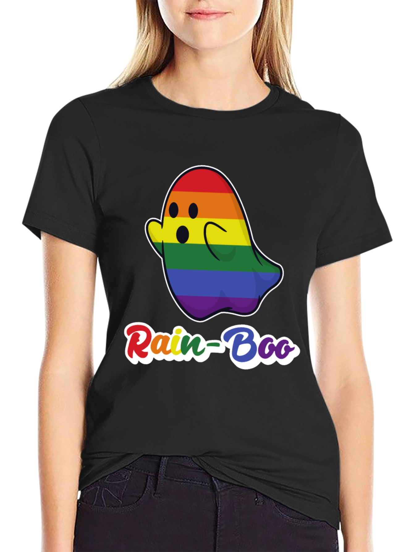 Rain-Boo Pride Ghost T-Shirt