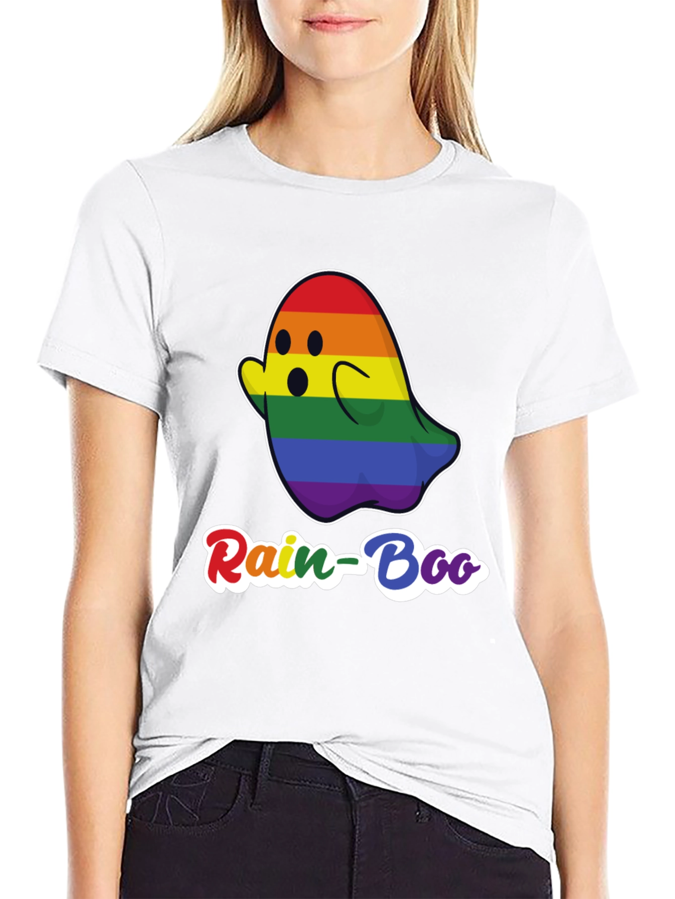 Rain-Boo Pride Ghost T-Shirt