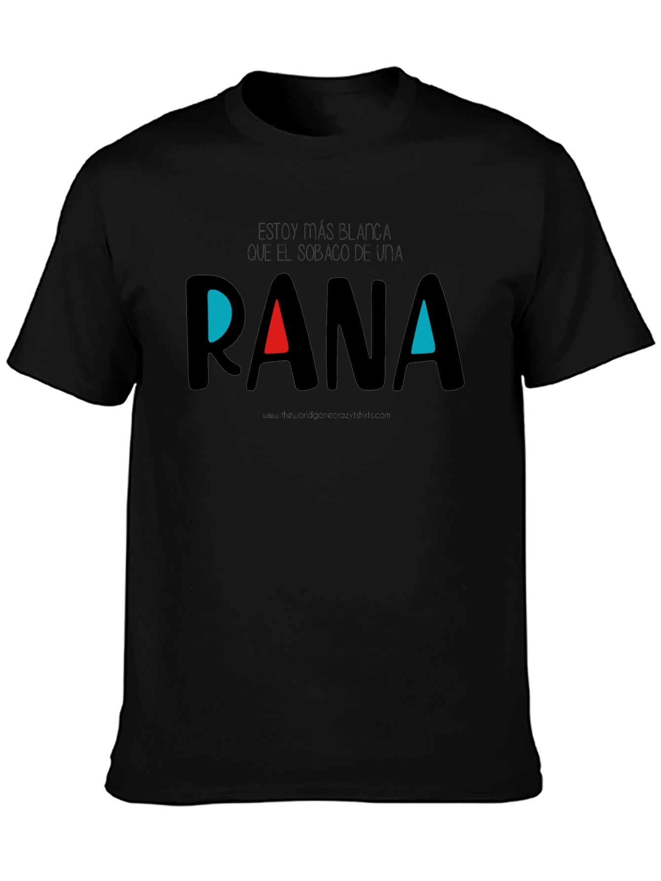RANA Graphic T-Shirt - Black Cotton Tee