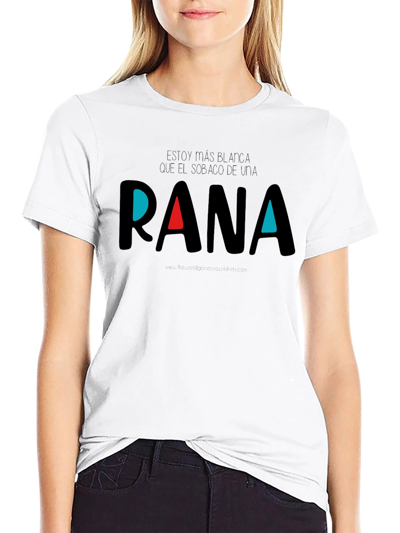 RANA Graphic T-Shirt - Black Cotton Tee