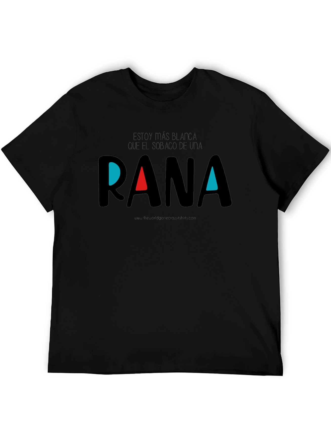 RANA Graphic T-Shirt - Black Cotton Tee