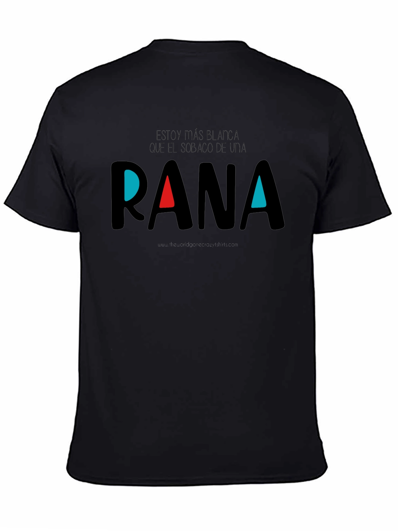 RANA Graphic T-Shirt - Black Cotton Tee