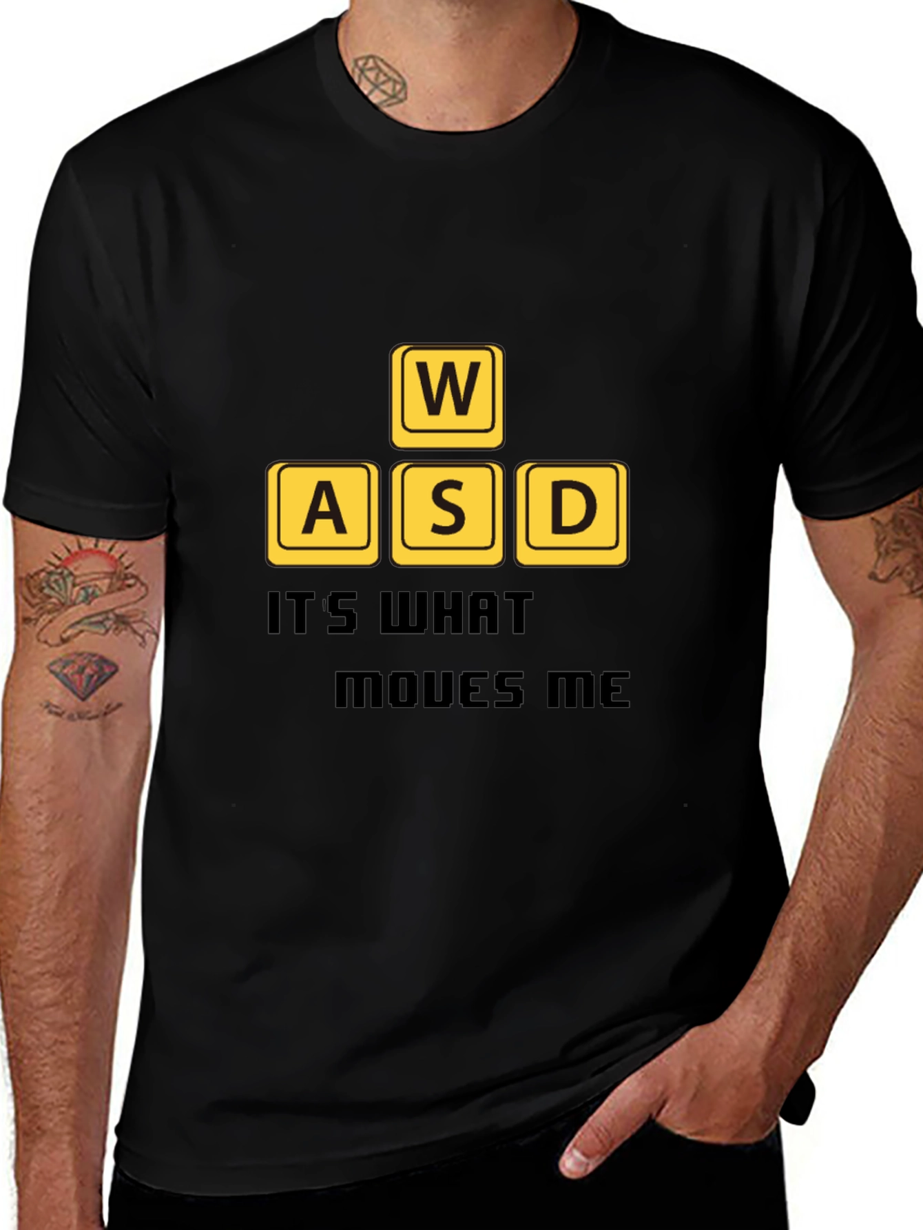 Gamer T-Shirt: WASD - Its What Moves Me