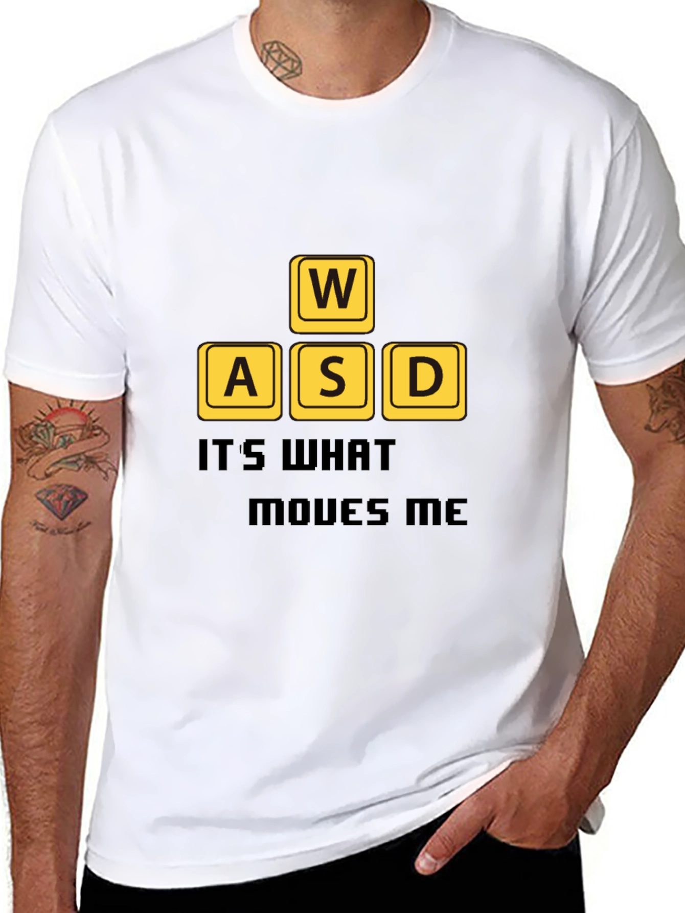 Gamer T-Shirt: WASD - Its What Moves Me