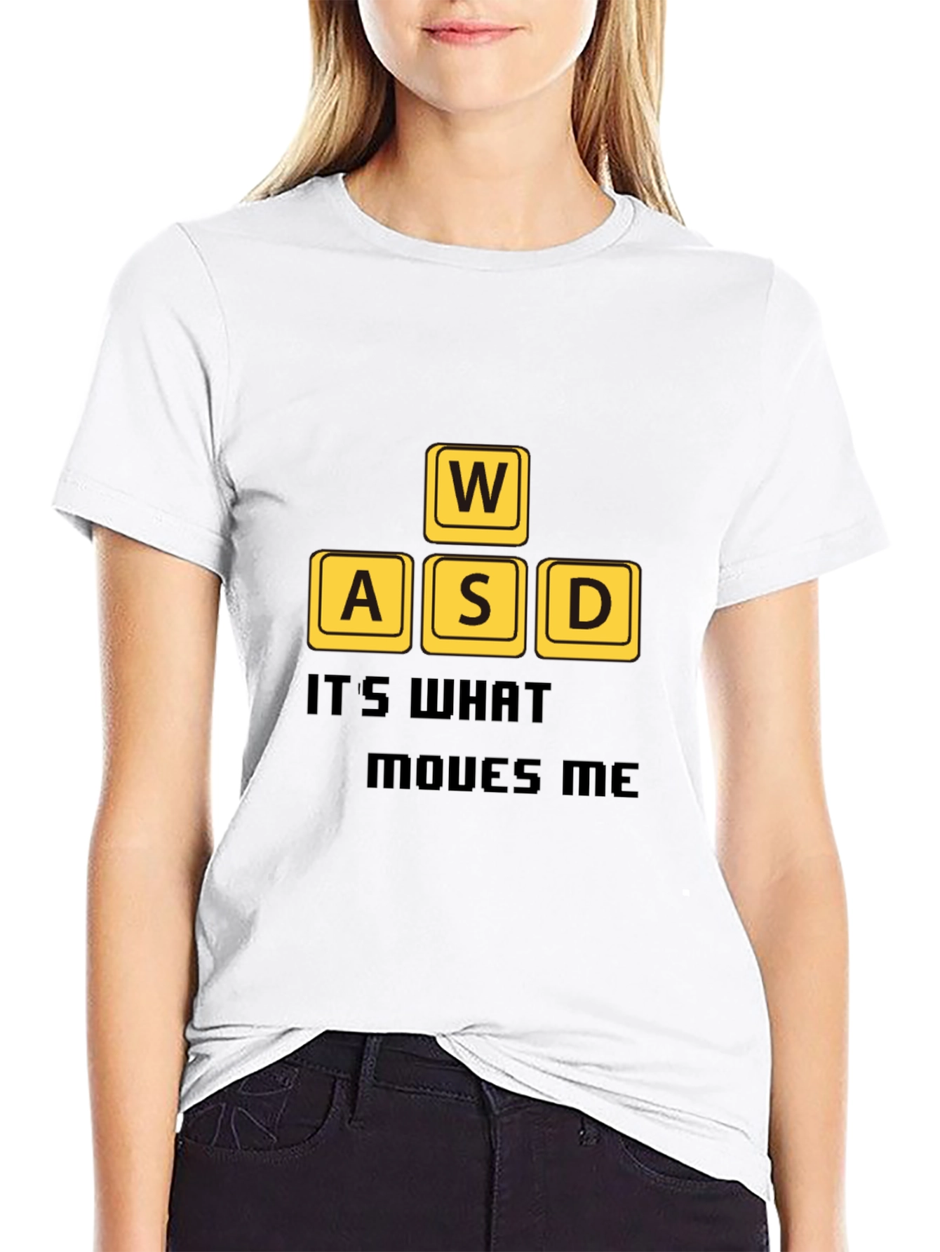 Gamer T-Shirt: WASD - Its What Moves Me
