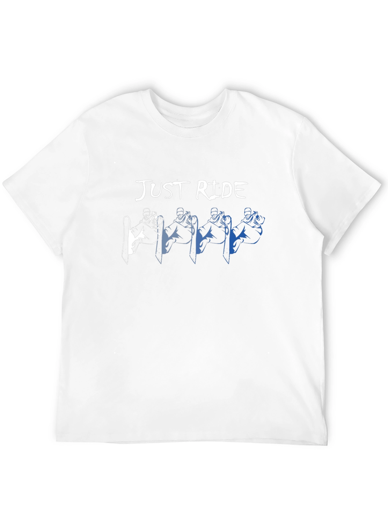 Just Ride Graphic T-Shirt: Snowboarder Design
