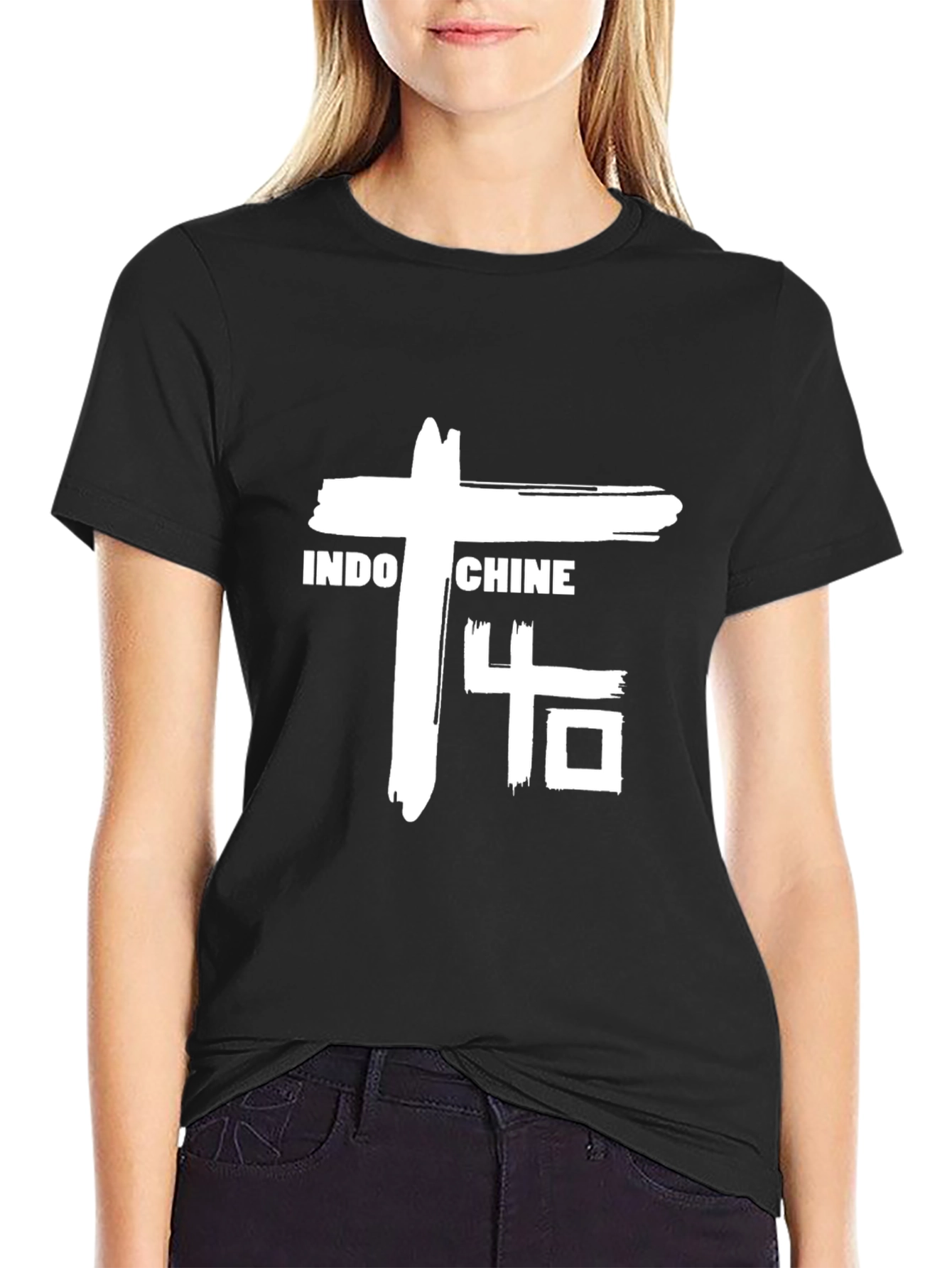 Indochine Band T-Shirt - Black Cotton Tee