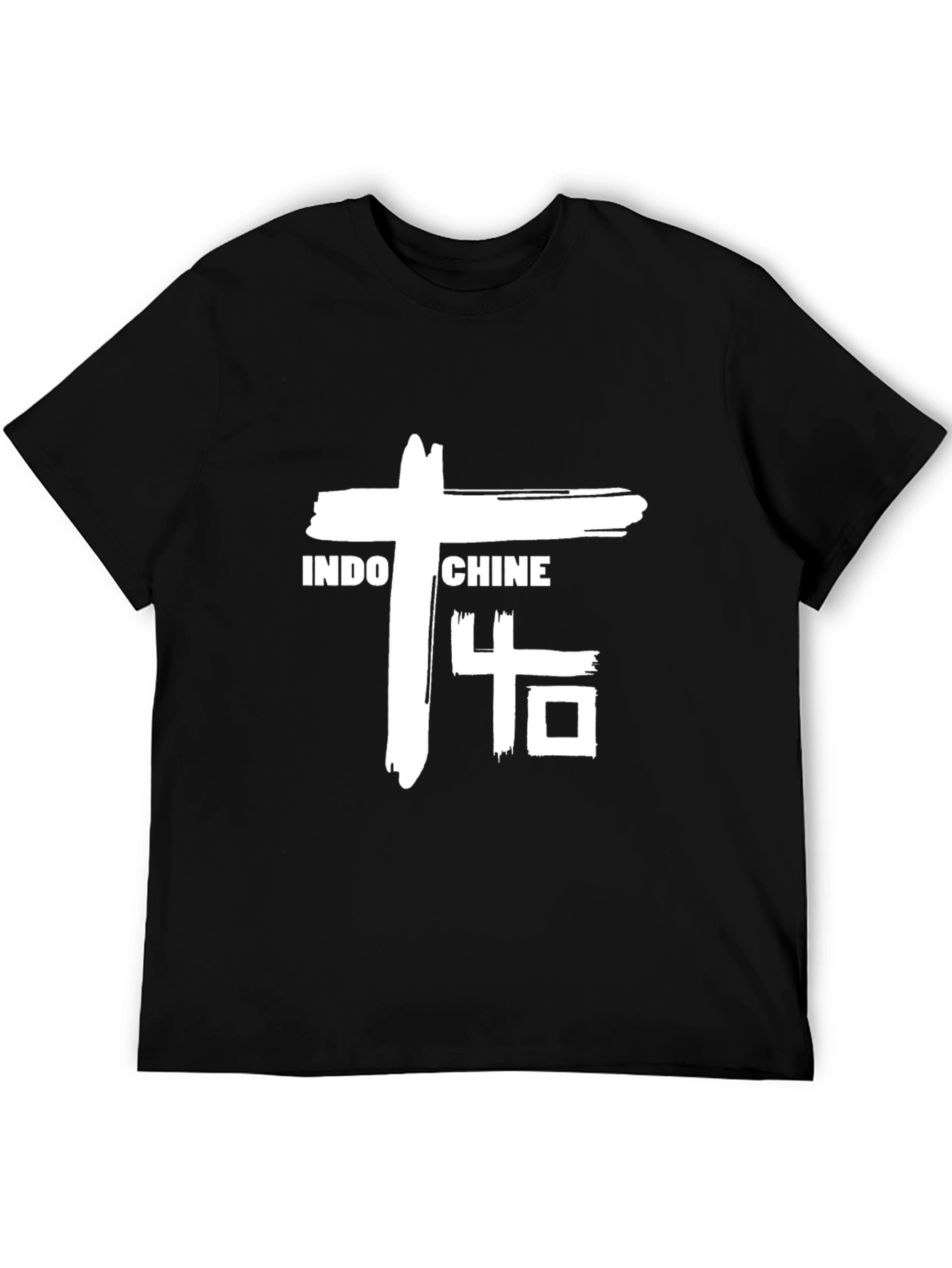 Indochine Band T-Shirt - Black Cotton Tee