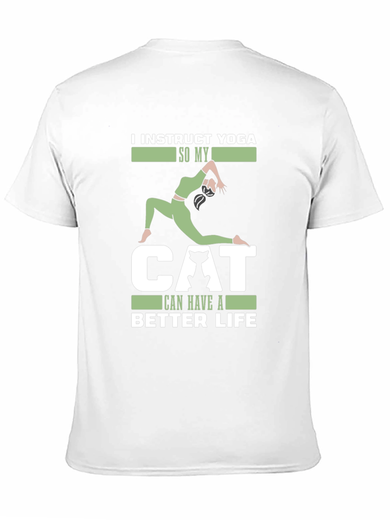 Yoga Instructor Cat Lover T-Shirt